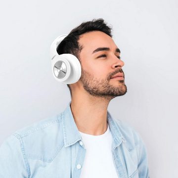 TUINYO Bequemes Design Headset (mit einer 800mAh-Batterie für 30 Stunden Musikgenuss und einer schnellen 2-2,5 Stunden Aufladung., Immersiver Sound & intelligente Steuerung,Bequemes Design alle Anlässe)