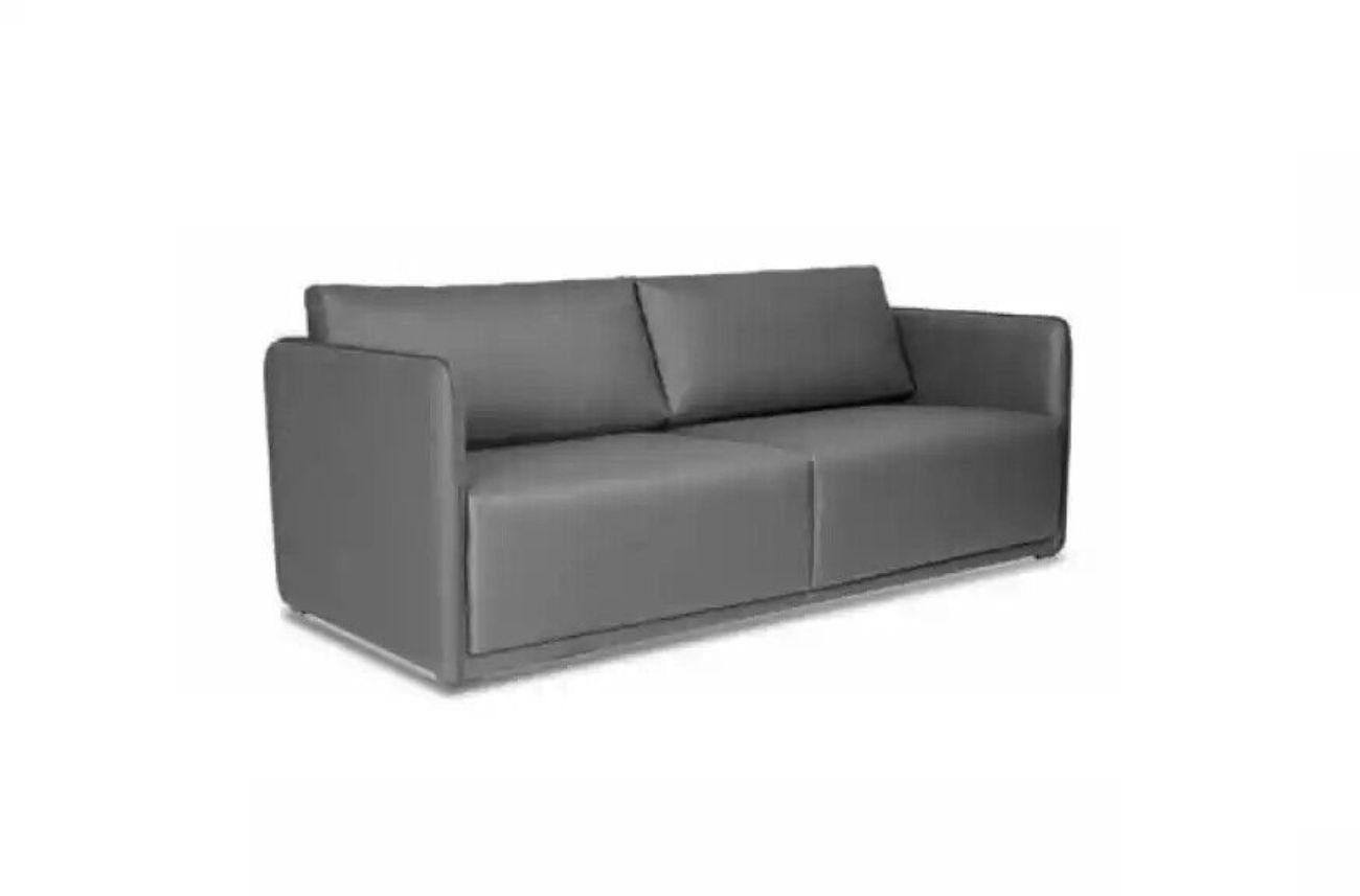 Made Dreisitzer Europa in 1 JVmoebel 3-Sitzer Teile, Couch Moderne Luxuriöser Textilmöbel, Polstersofas Grauer