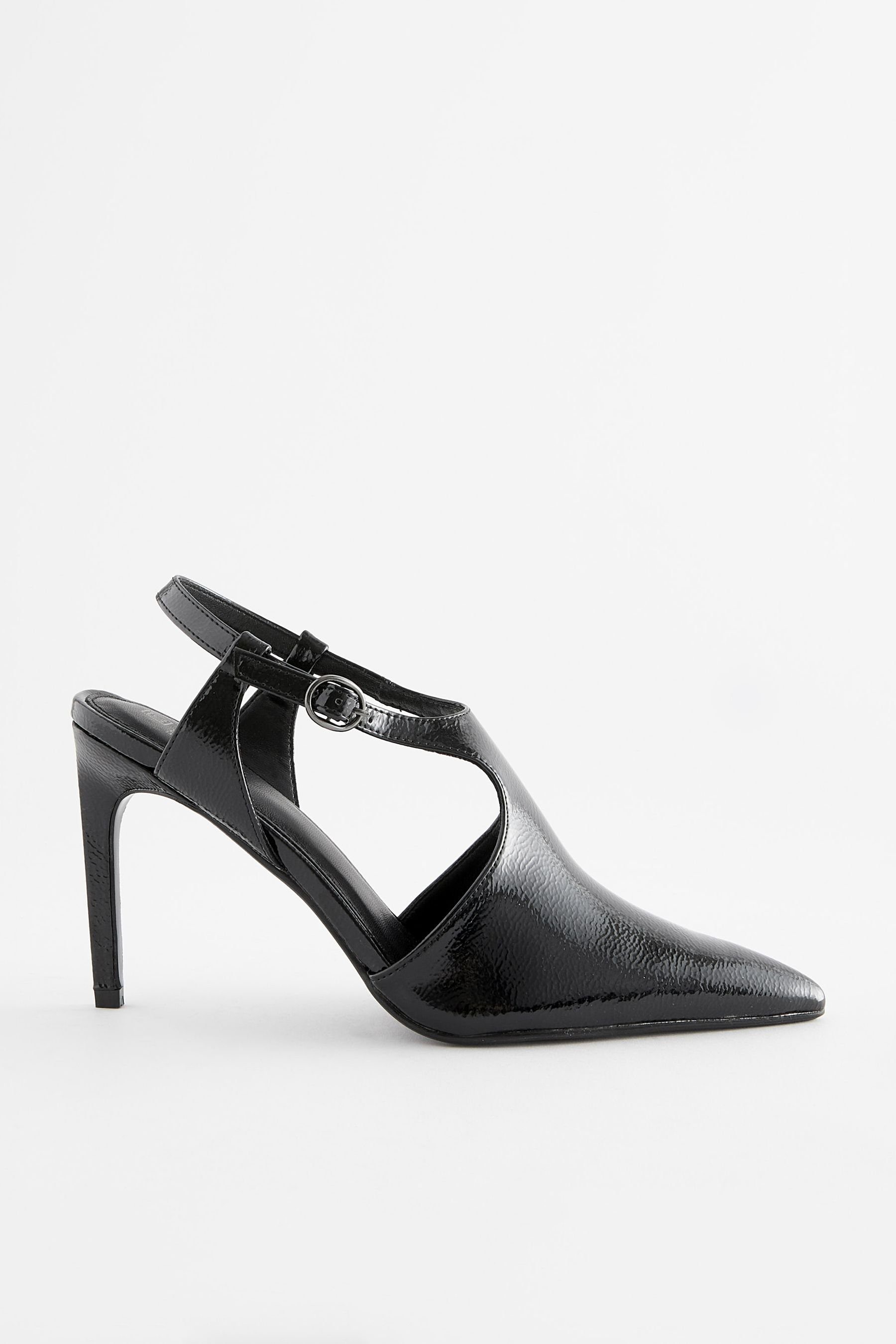 Next Forever Comfort® spitze Absatzschuhe mit Cut-out Slingpumps (1-tlg) Black | Slingpumps