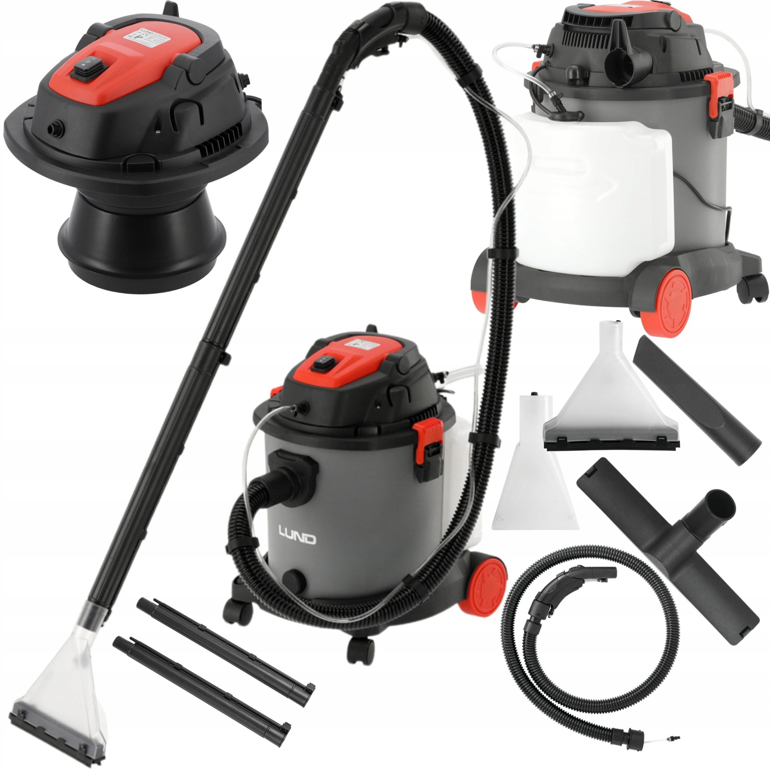 Lund Nass-Trocken-Sauger Nass-/ Trockensauger 1200W, 20 Liter, Waschsauger, Polsterreiniger, 1200 W, für Reinigungsarbeiten