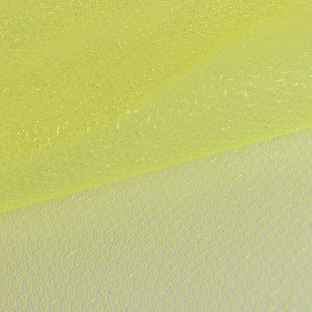 Thumbnail - SCHÖNER LEBEN. Stoff Faschingsstoff Tüll Glitzertüll gelb Glitzer 1,5m Breite