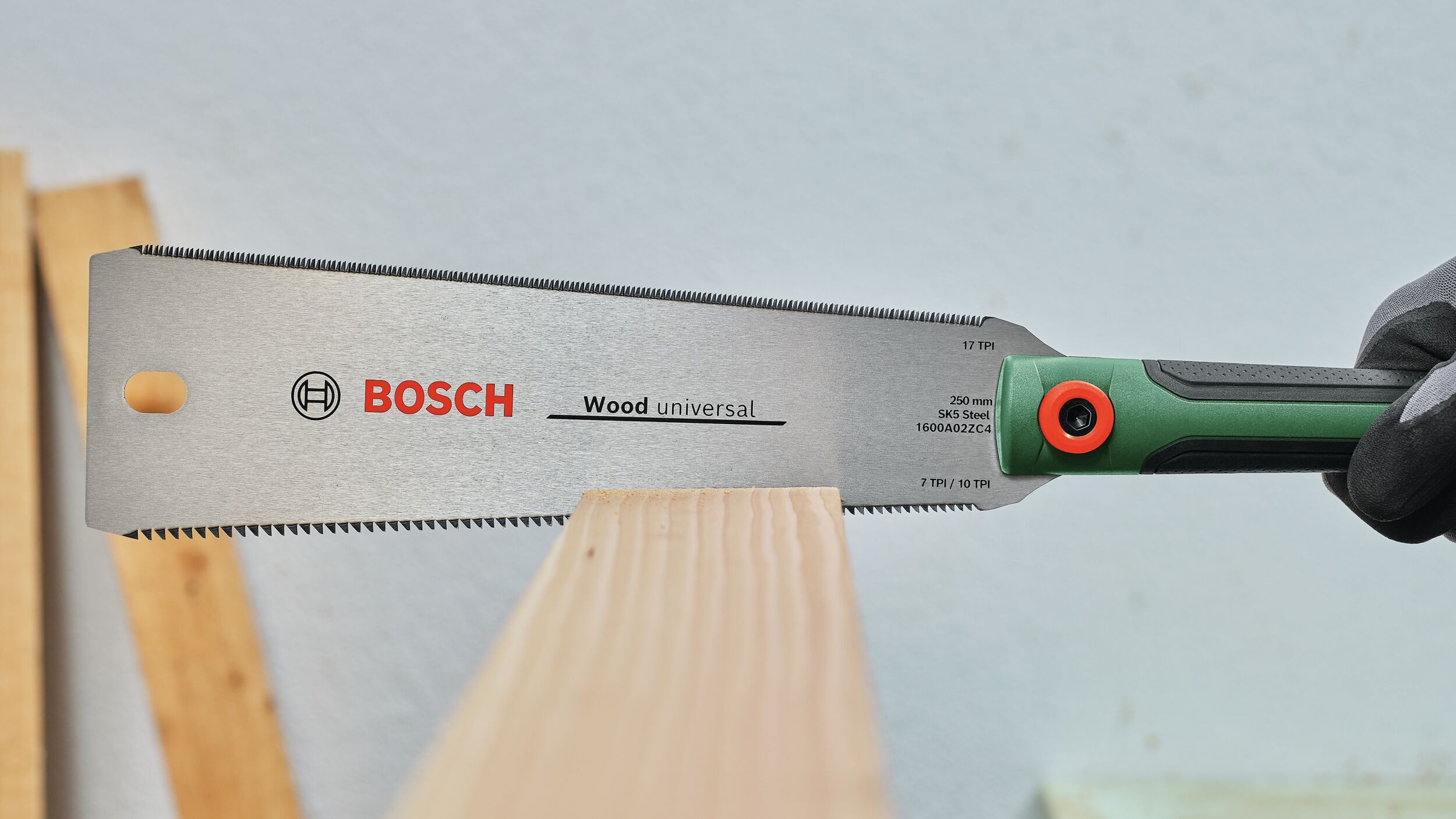 BOSCH Japansäge, Handwerkzeug Japansägeblatt Ryoba 250 mm