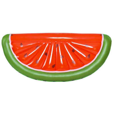 SunClub Luftmatratze »Wasserinsel Riesen-Melone«, (Einzelpack, 180x77cm), Design: Riesen-Melone
