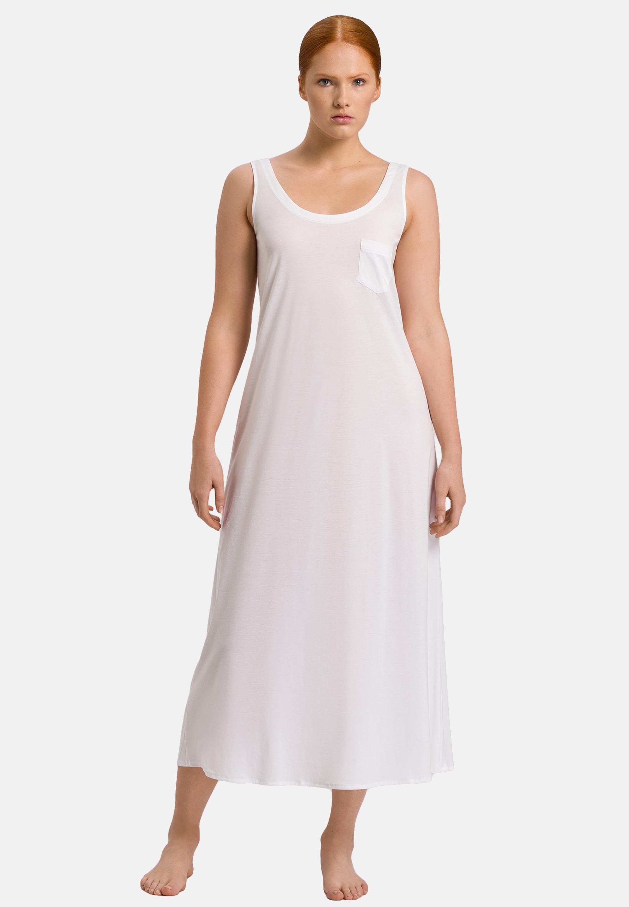 Hanro Nachthemd Cotton Deluxe (1-tlg) Nachthemd - Baumwolle - Blickdicht