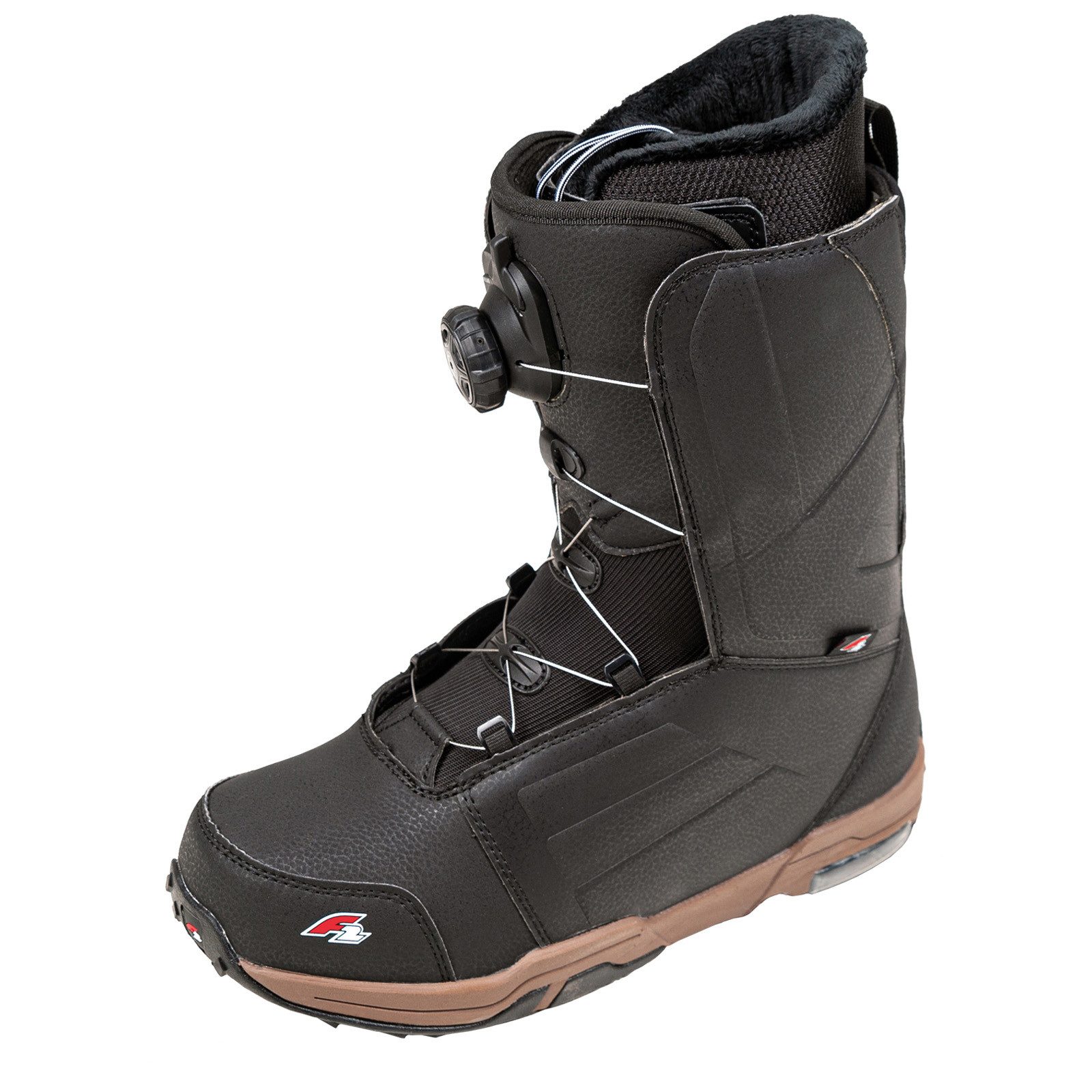 F2 F2 Herren Snowboard Softboots - Eliminator Dual TGF Gr. 42 (MP 27,0) S Snowboardboots