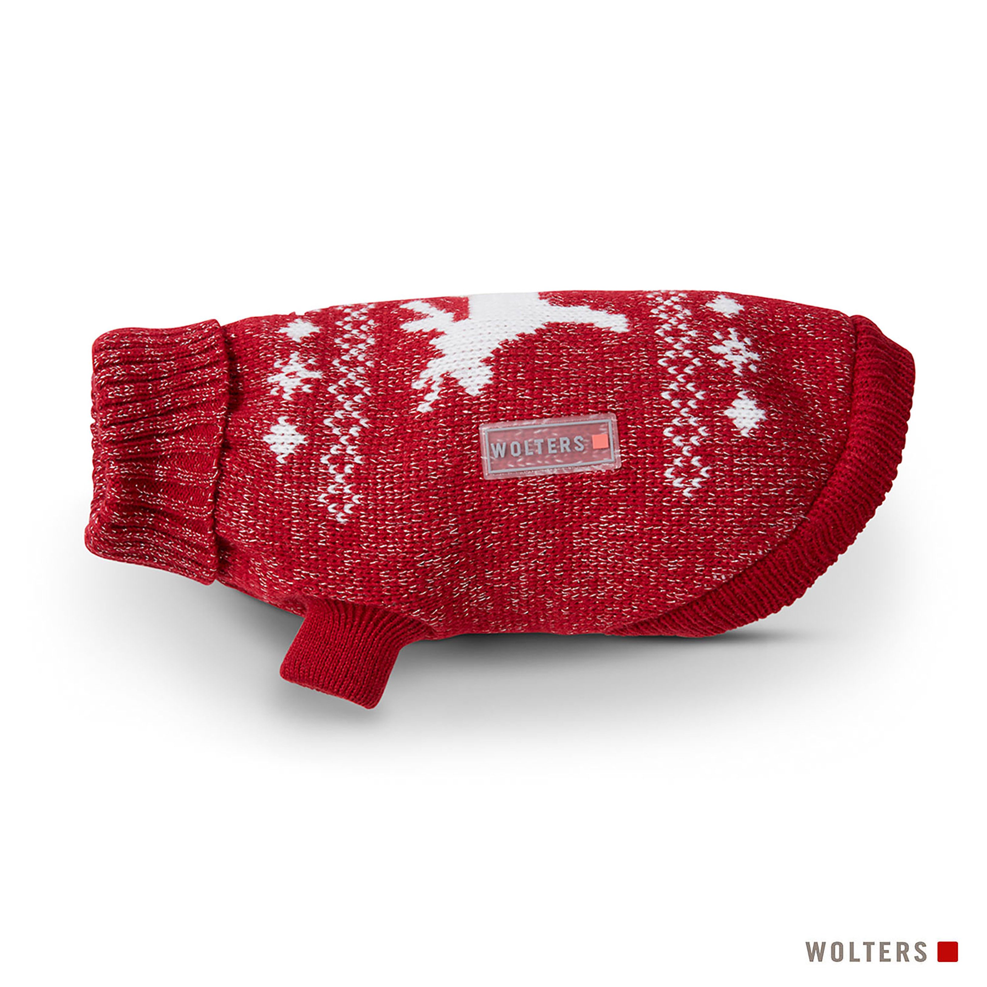 Wolters Hundepullover Strickpullover Elch mit Glitzer