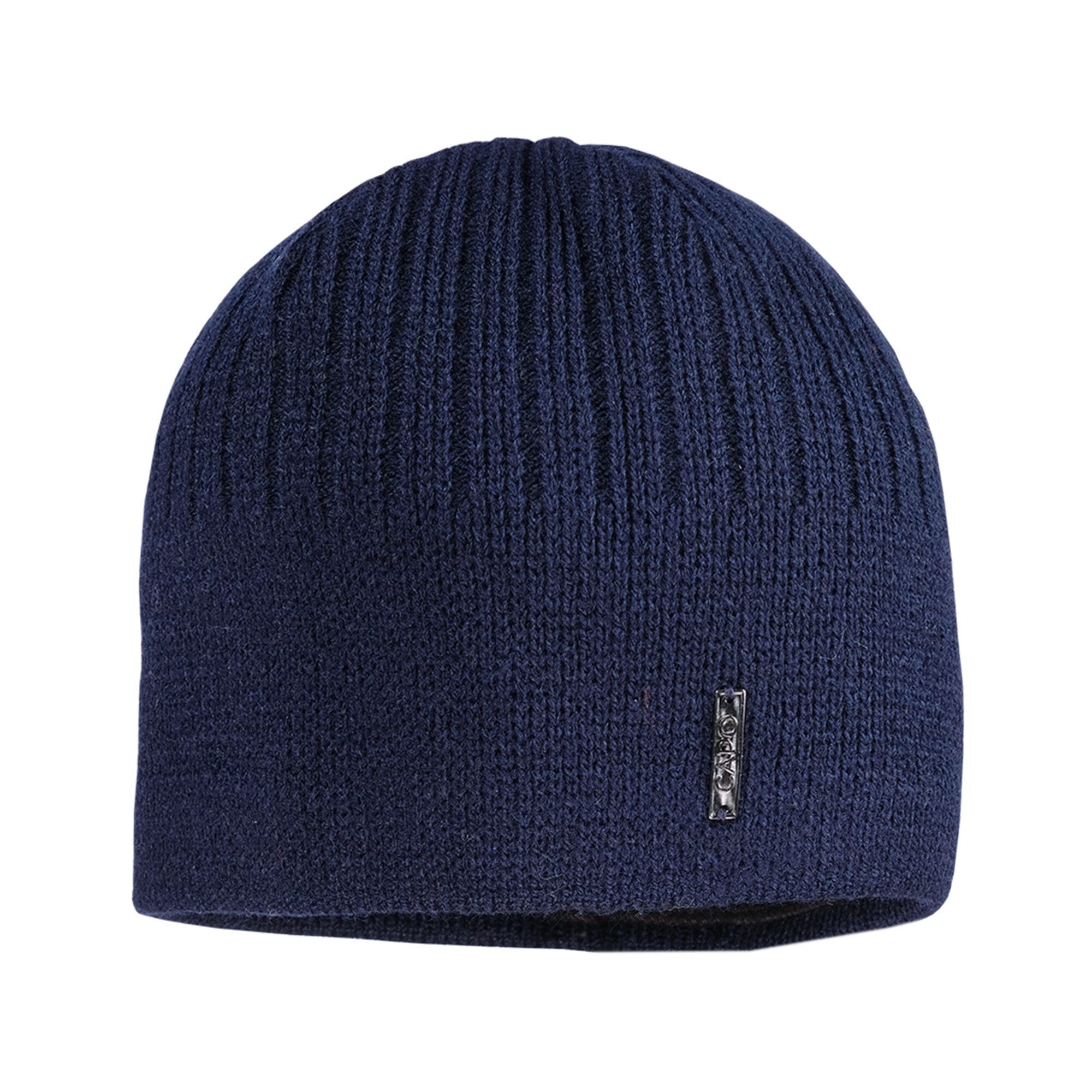 Strickmütze Strickmütze, Model 69 Fleecestreifen