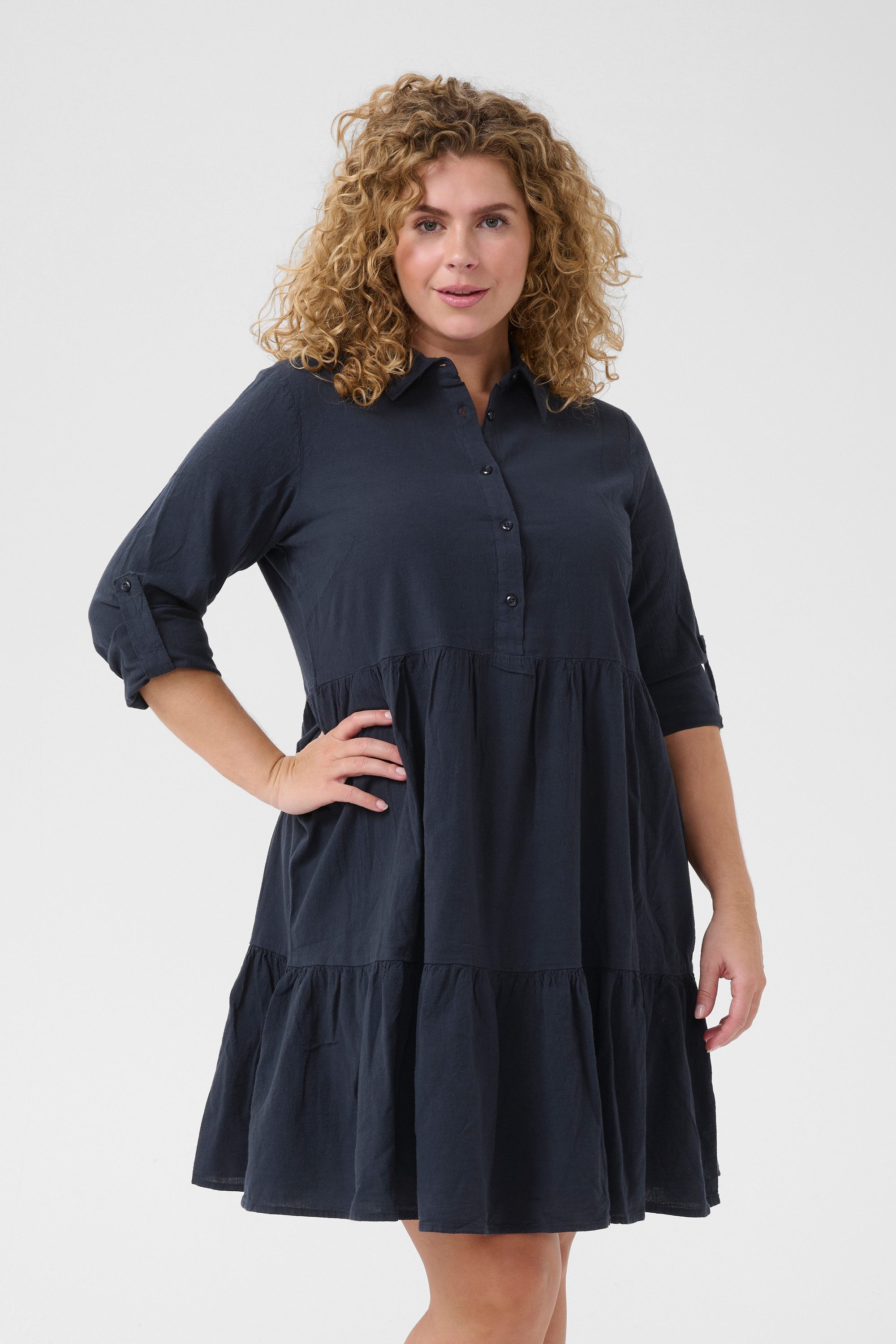 KAFFE Curve Jerseykleid Kleid KCnana Große Größen