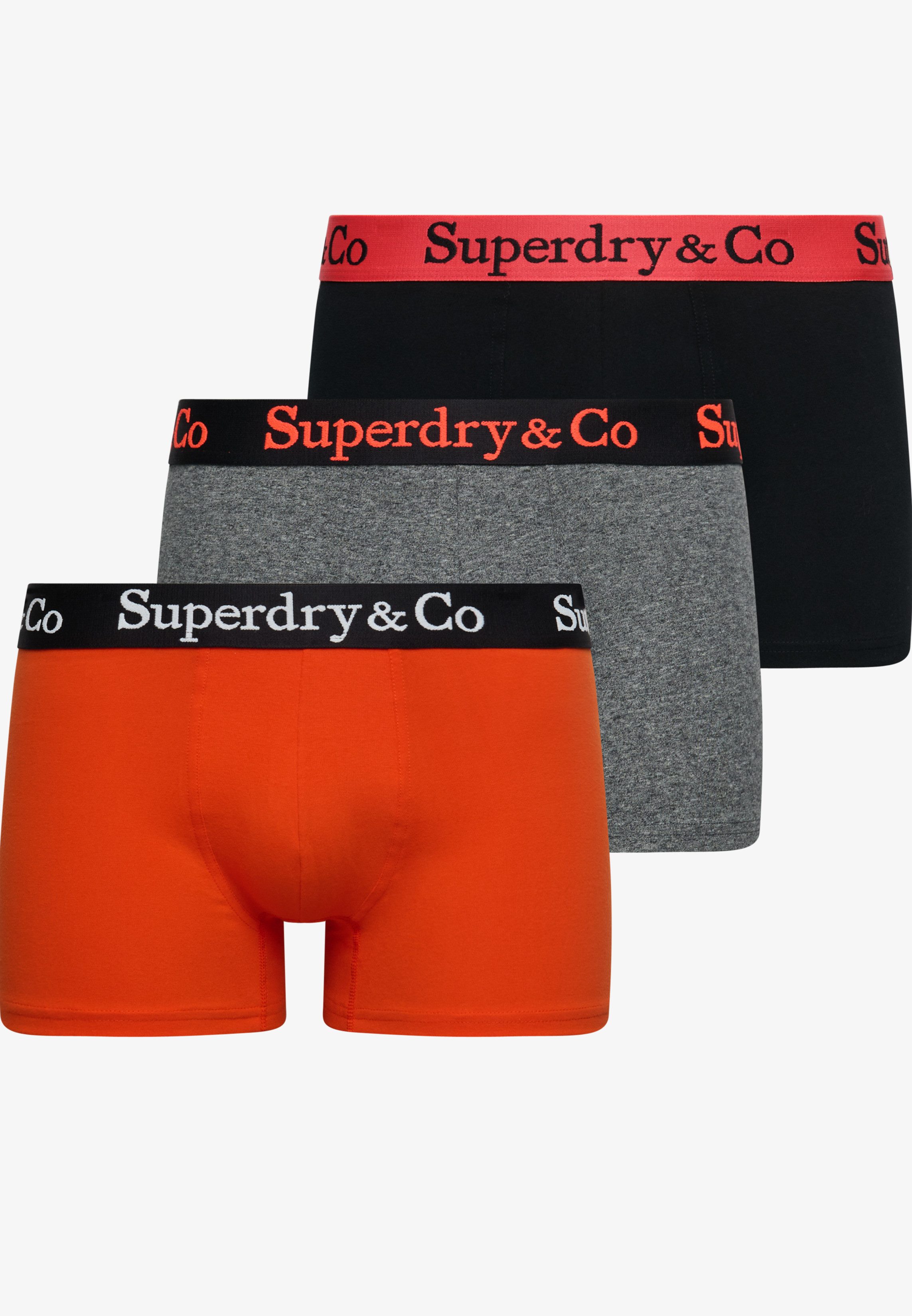 Superdry Boxershorts SDRY & CO TRUNK TRIPLE PACK (Packung, 3-St) Baumwollmischung, slim fit