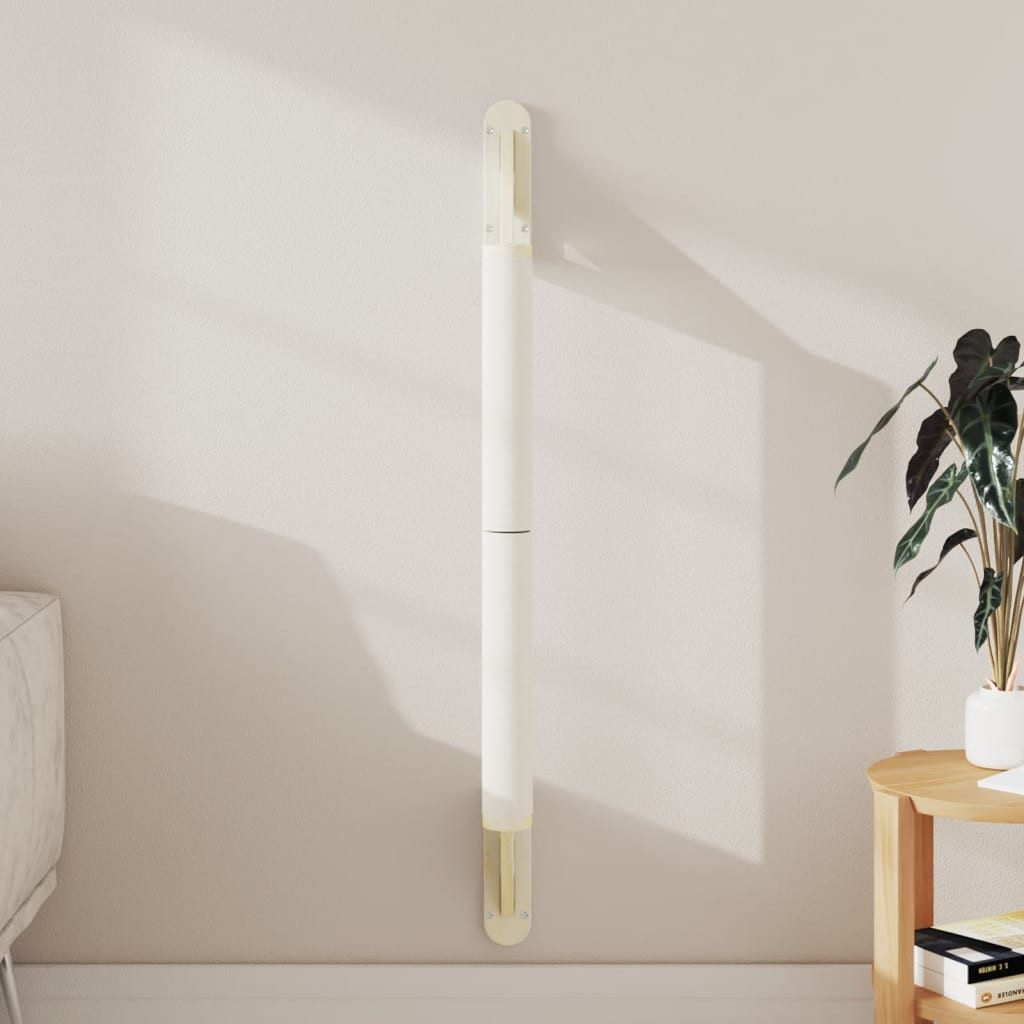 vidaXL Kratzbaum, Kratzsäule Wandmontage 109 cm Sisal