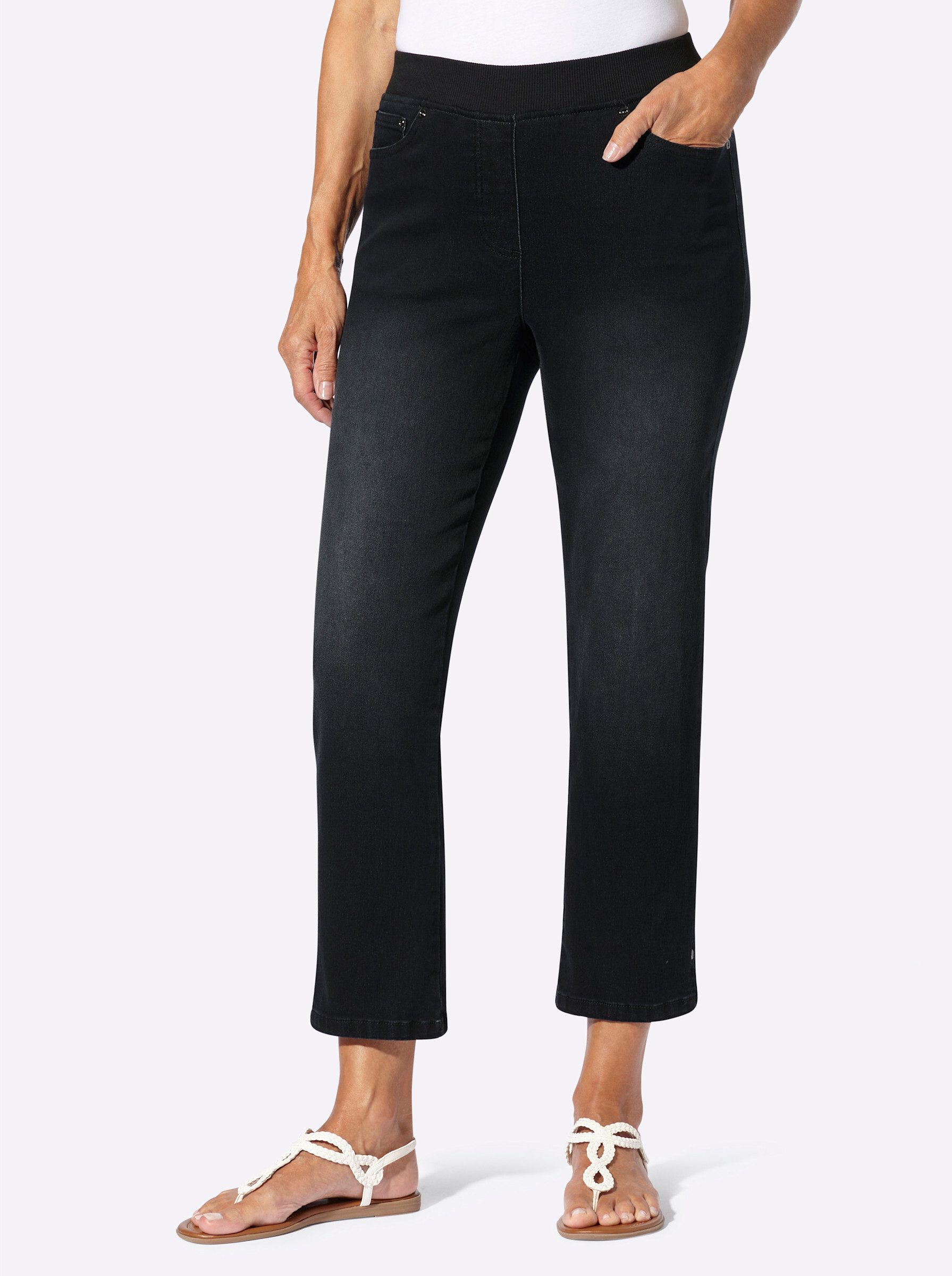 Witt Jeansshorts 7/8-Jeans komfortabel – Bild 3 von 5