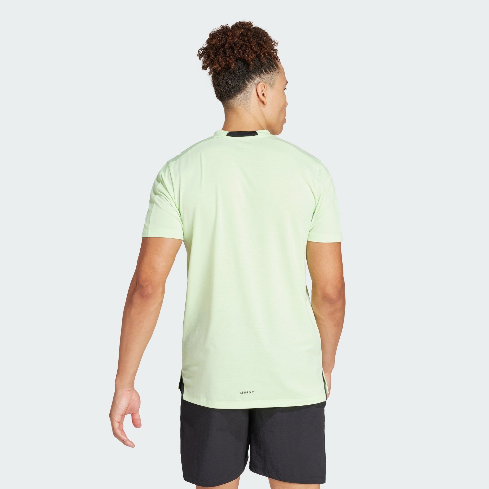 Spark FOR TRAINING Funktionsshirt Performance DESIGNED WORKOUT T-SHIRT Green Semi adidas