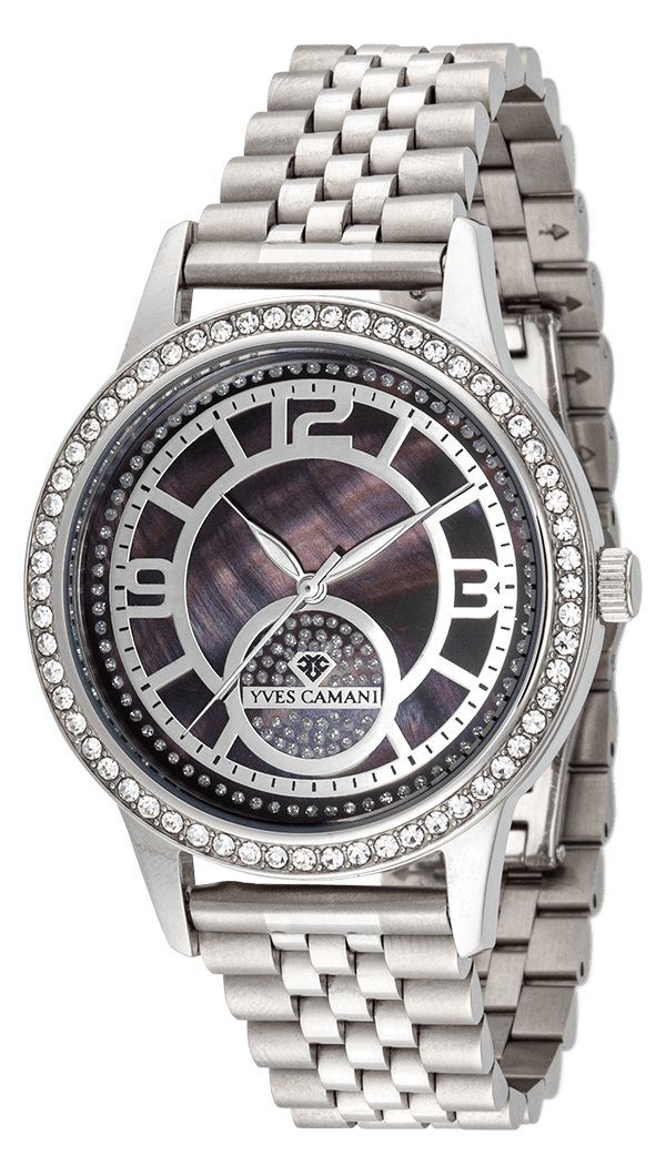Yves Camani Quarzuhr ROUEN B, Perlmutt-Zifferblatt, kratzfestes Mineralglas günstig online kaufen