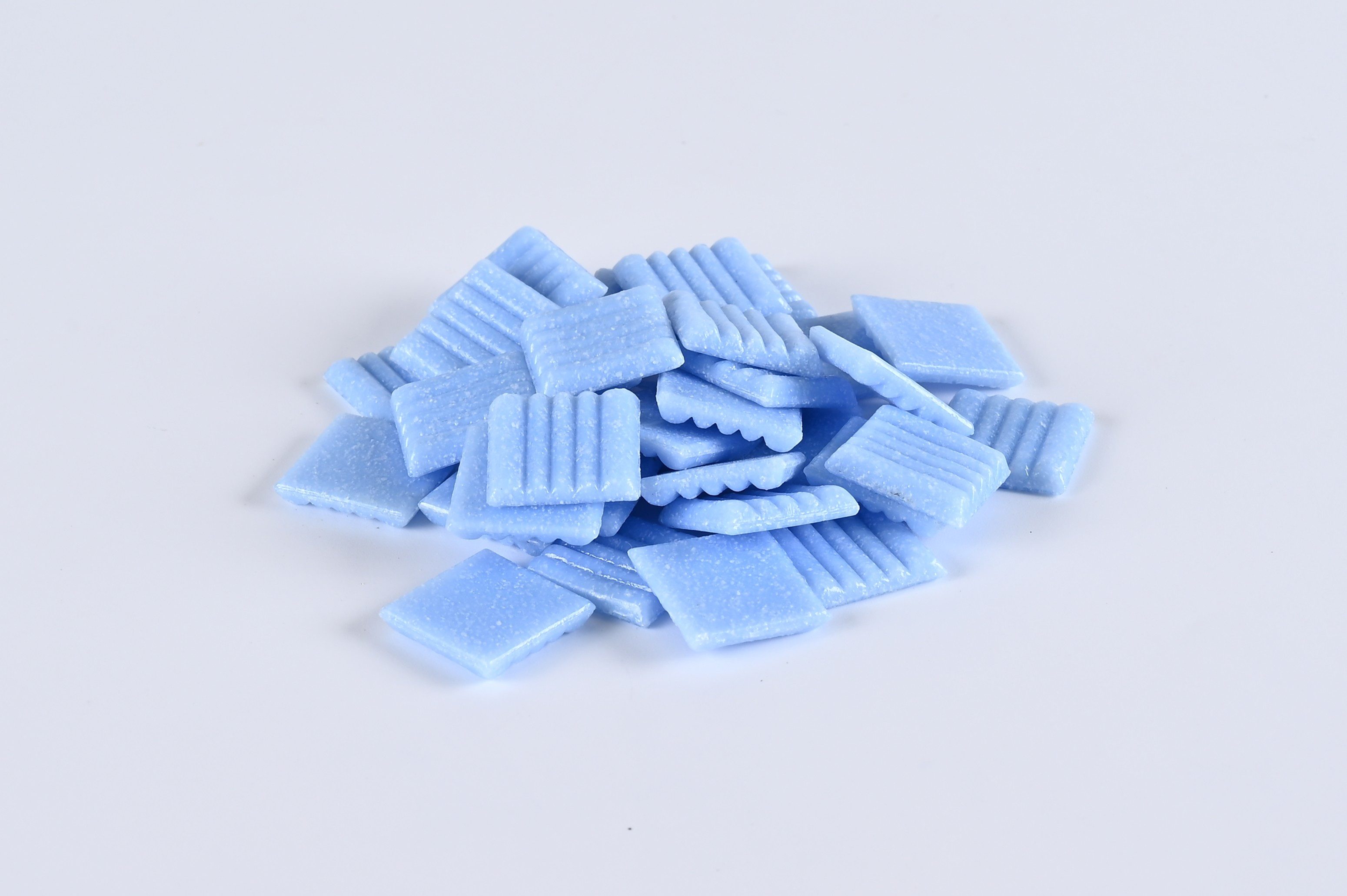 Armena Mosaikfliesen Mosaikfliesen Glasmosaik Bastelmaterial Mosaik DIY Wandfliesen 260g, hellblau