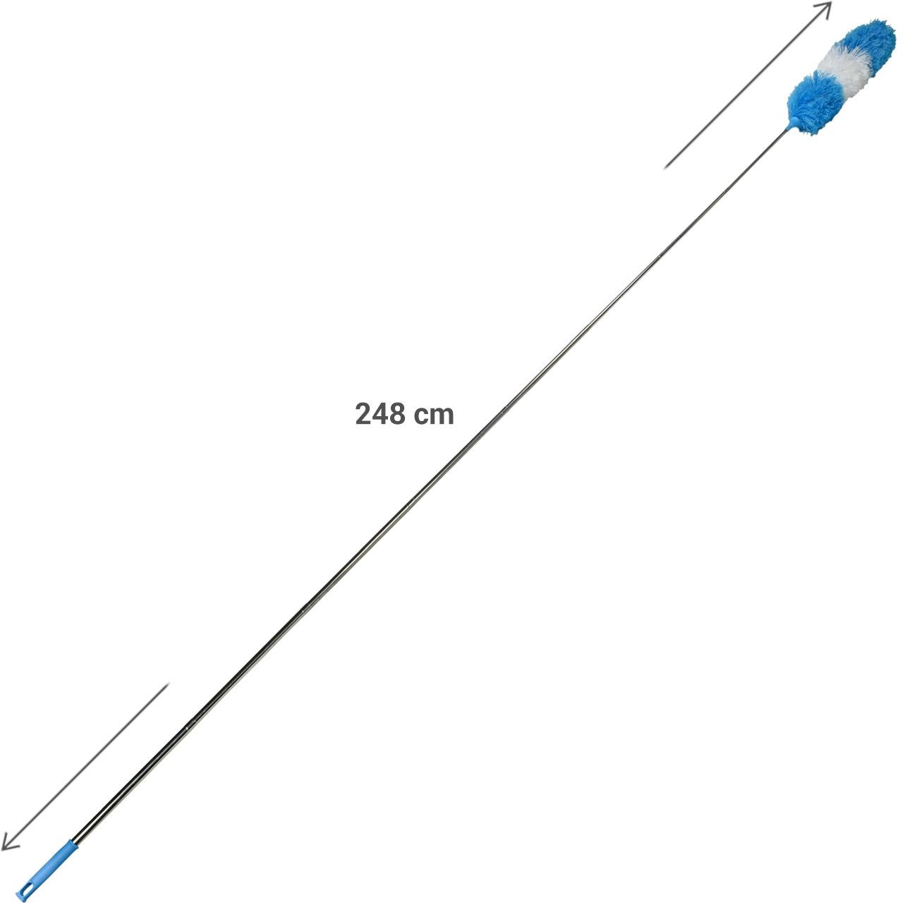 BENSON CLEAN Staubwedel Flexibler Teleskop-Staubwedel 248 cm Ausziehbar Antistatisch Waschbar (1-St., 1er-Set & 2er-Set & 3er-Set), Ausziehbarer Staubwedel (78– – Bild 4 von 5