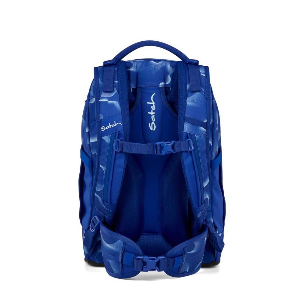 Satch Schulrucksack Pack (4tlg., inkl. Schlamperbox, Regenhülle und Geldbörse)