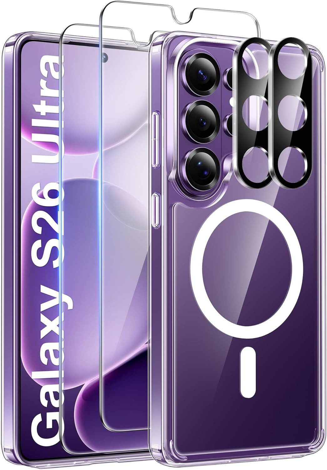 MSM Handyhülle 5in1 Schutzglas (Display + Kamera) für Samsung Galaxy S26 Ultra 9H