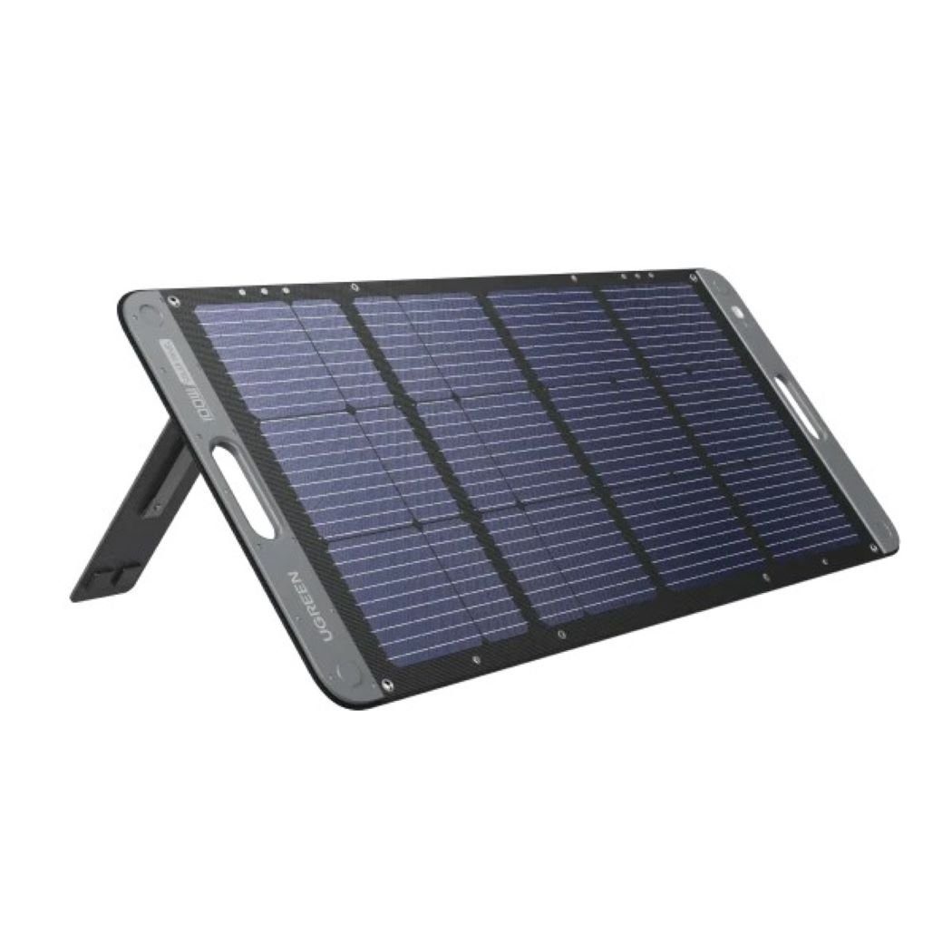 UGREEN Solarmodul UGREEN Faltbares Solarpanel 100W, 100 W, Monokristallin, IP67 Schutz, Heliostat, leichte Bauweise