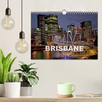 CALVENDO Wandkalender Brisbane (Wandkalender 2024 DIN A4 quer), CALVENDO Monatskalender