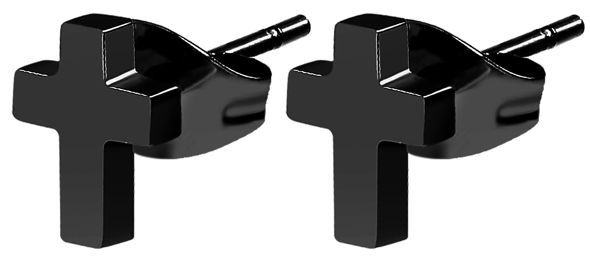 AKZENT Ohrring-Set Adeni Edelstahl Ohrstecker, Kreuz, unisex, minimalistisc günstig online kaufen