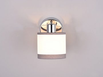 meineWunschleuchte LED Wandstrahler, LED wechselbar, warmweiß, innen, Wandlampe mit Schalter Nachttischlampe Leselampe Wand, H 21cm