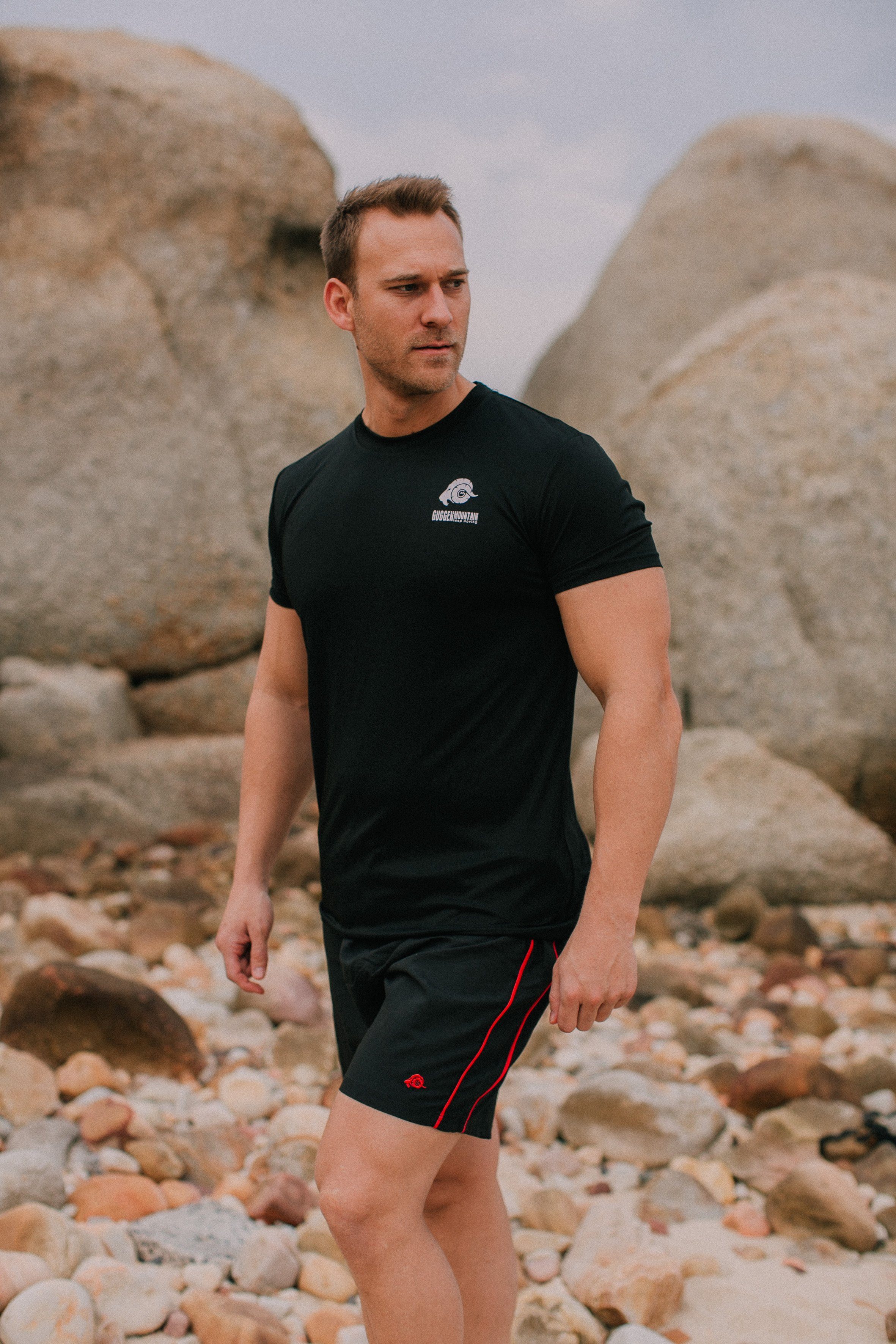 GUGGEN Mountain Funktionsshirt Funktionsshirt Herren Sportshirt T-Shirt Kur günstig online kaufen