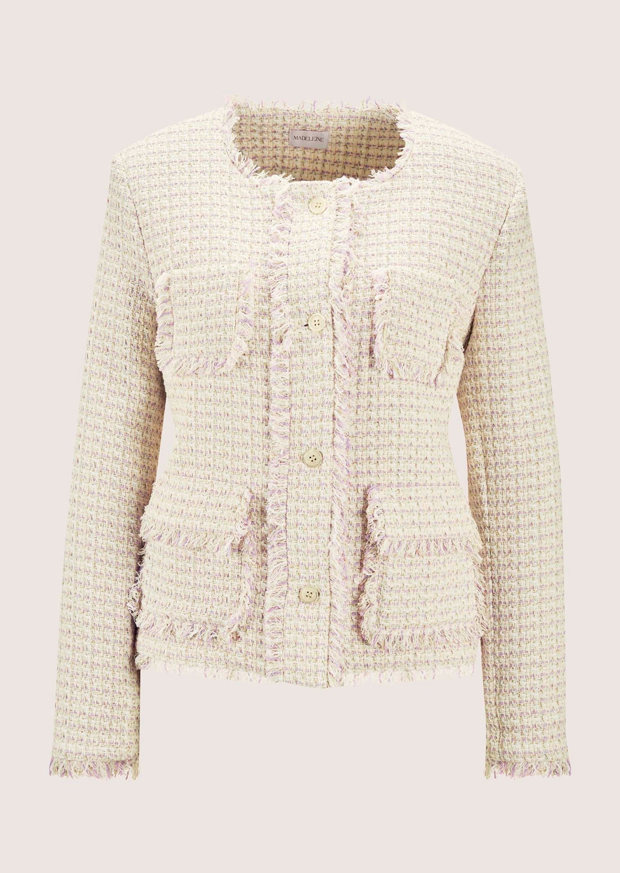 MADELEINE Kurzblazer Kurzer Bouclé-Blazer