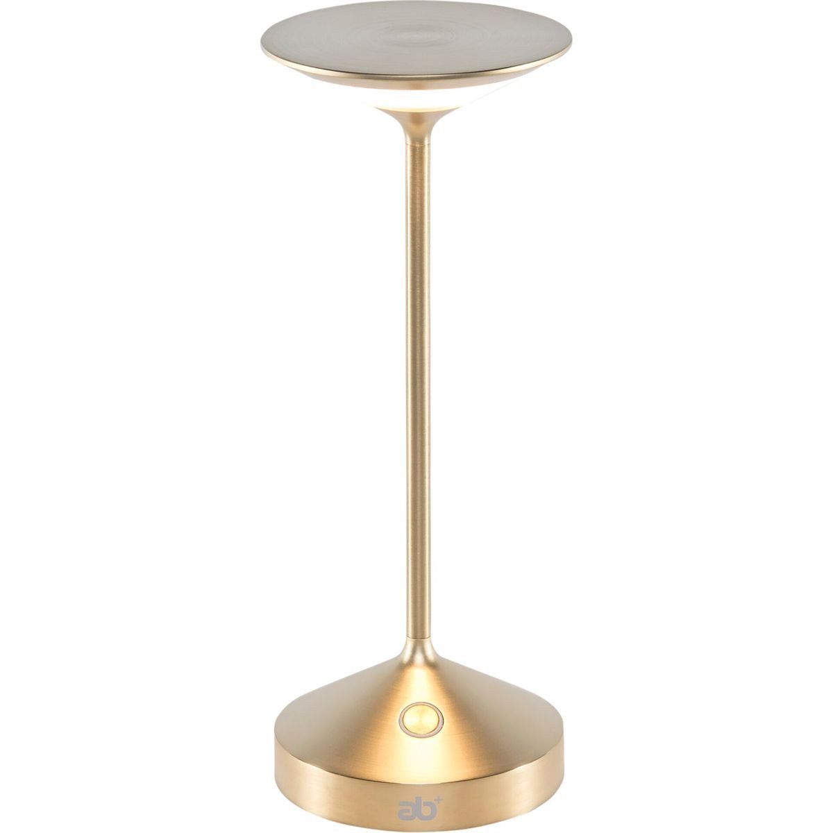 ab+ Tischleuchte by Abert Tempo Mini tragbare Tischleuchte Messing