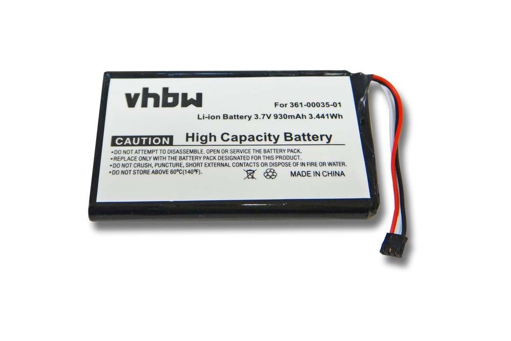 vhbw kompatibel mit Garmin Nüvi 2545LM Akku Li-Ion 930 mAh (3,7 V)