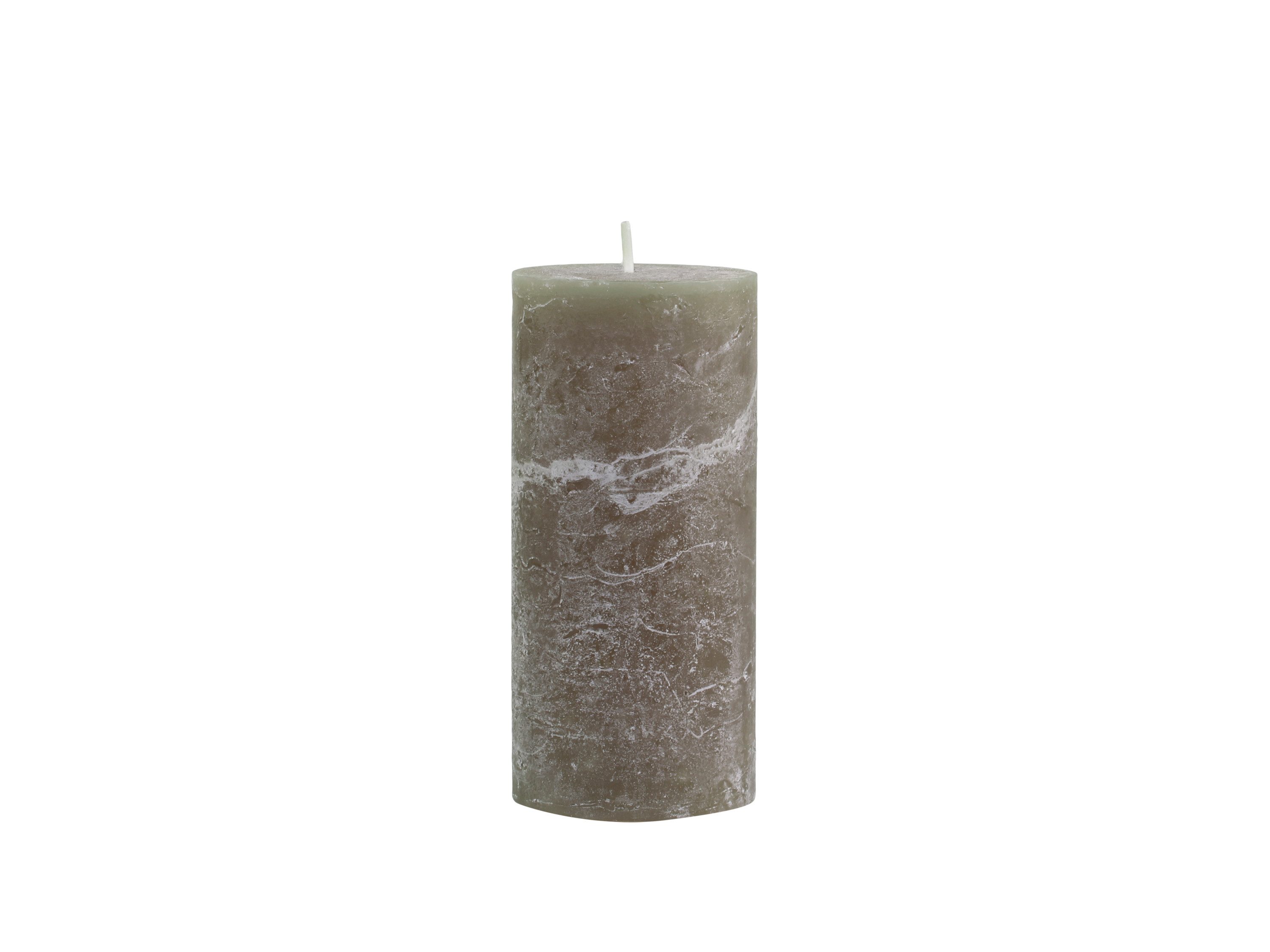 Chic Antique Rustic-Kerze Stumpenkerze Rustikale Kerze Macon Paraffin versch.Größen, Russfrei, tropffrei,Geruchsfrei, lange brennzeit, lange Brenndauer