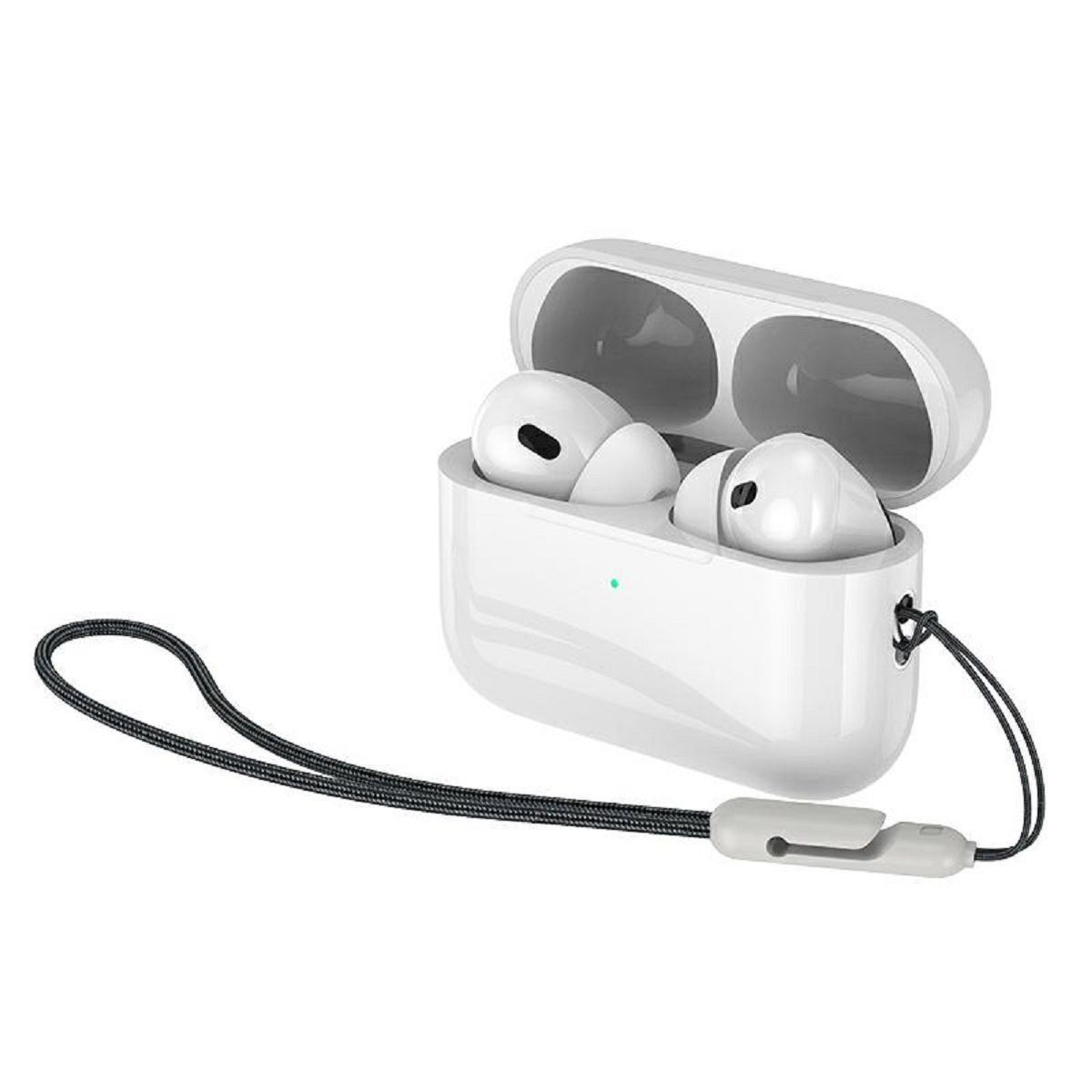 Athlix Air Pro 2 TWS kabellose Bluetooth Kopfhörer In-Ear Rauschunterdrückung Bluetooth-Kopfhörer (Ja, Aktive Geräuschunterdrückung, 4 Std. Akkulaufzeit) – Bild 3 von 3
