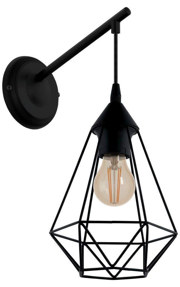 EGLO Wandleuchte TARBES, ohne Leuchtmittel, Wandleuchte, Wandbeleuchtung Wohnzimmerlampe, Flurlampe, E27 Fassung