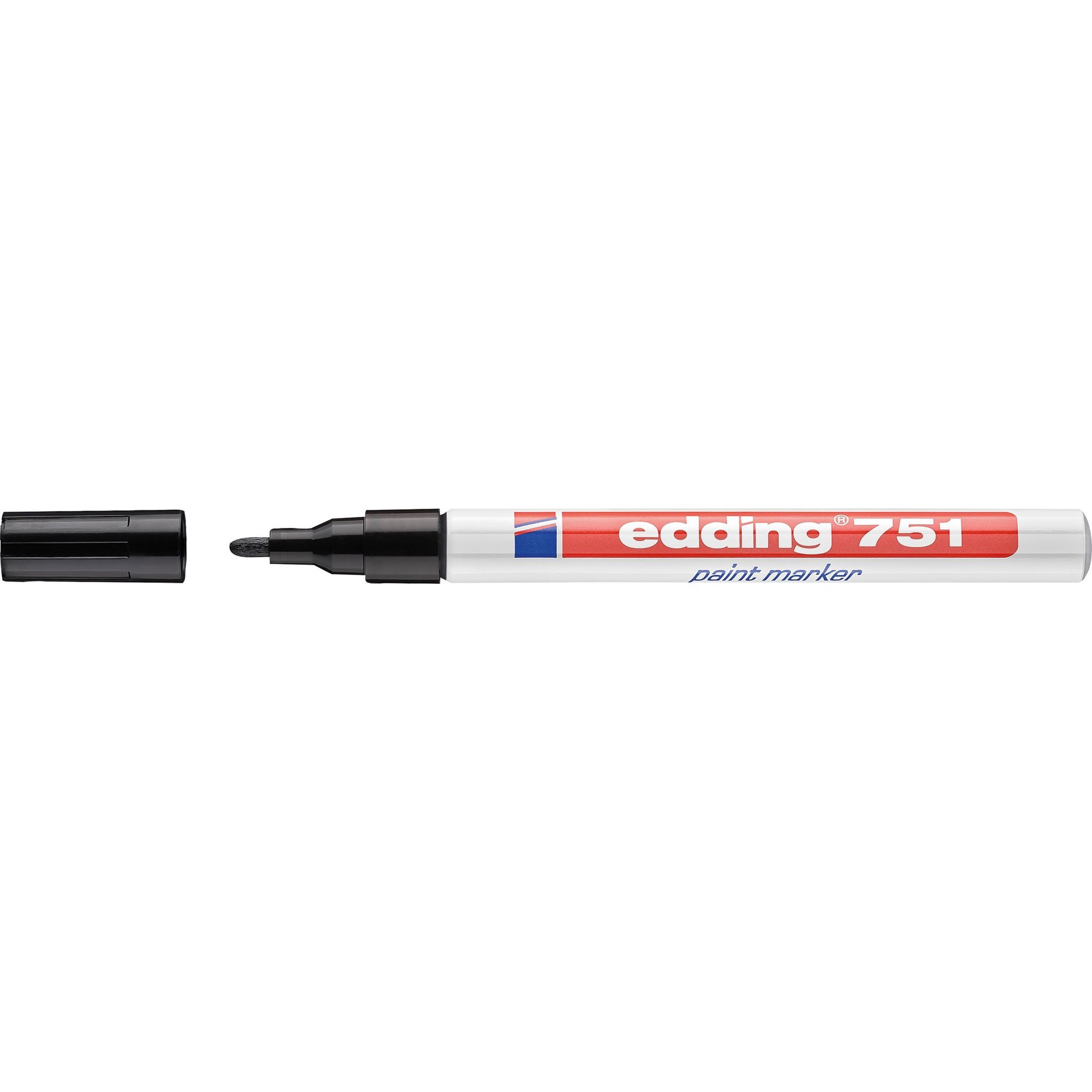 edding Malstift Edding Lackmarker 751 schwarz
