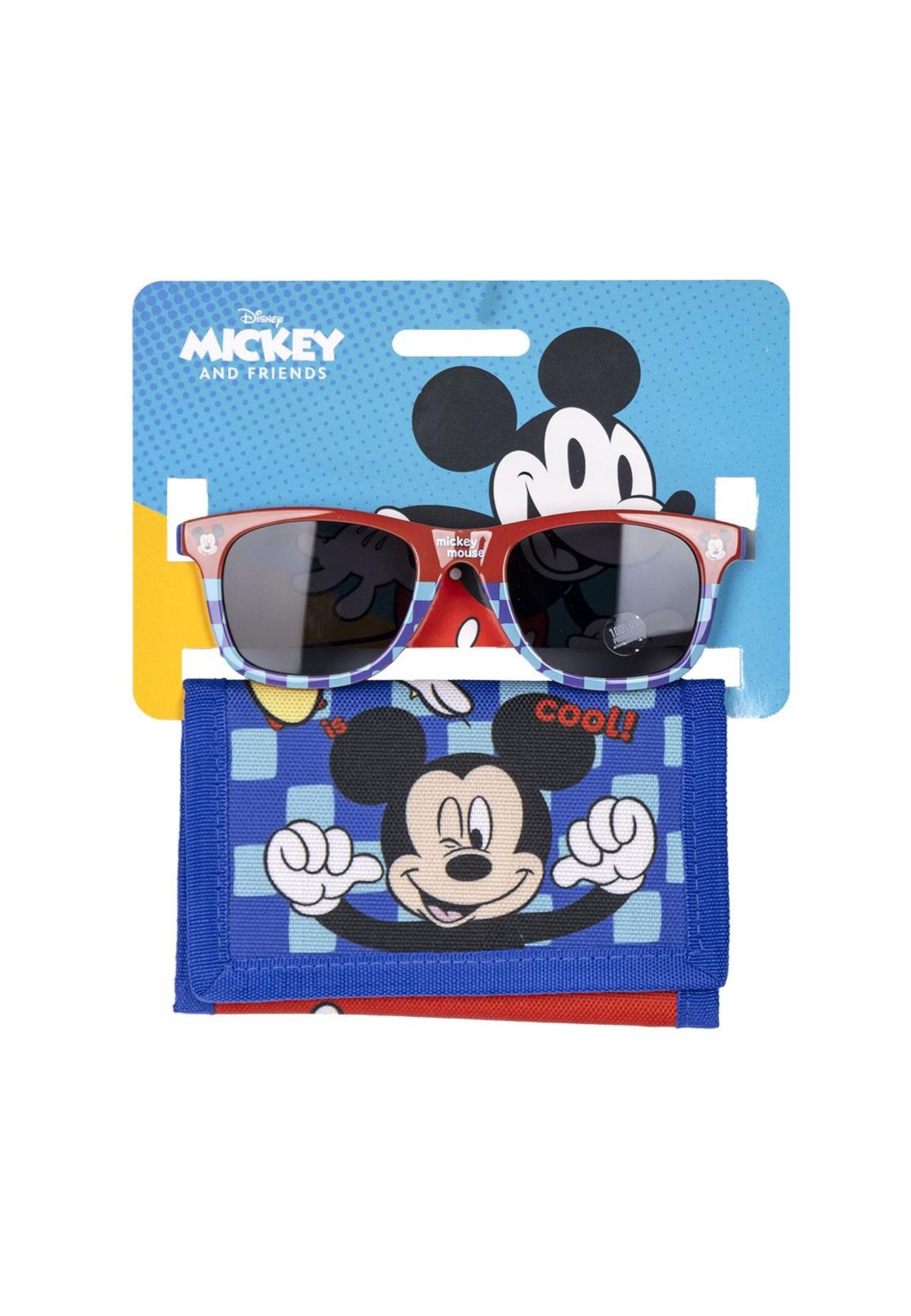 Disney Sonnenbrille Mickey Maus Sonnenbrillen-Set mit Etui (Set)
