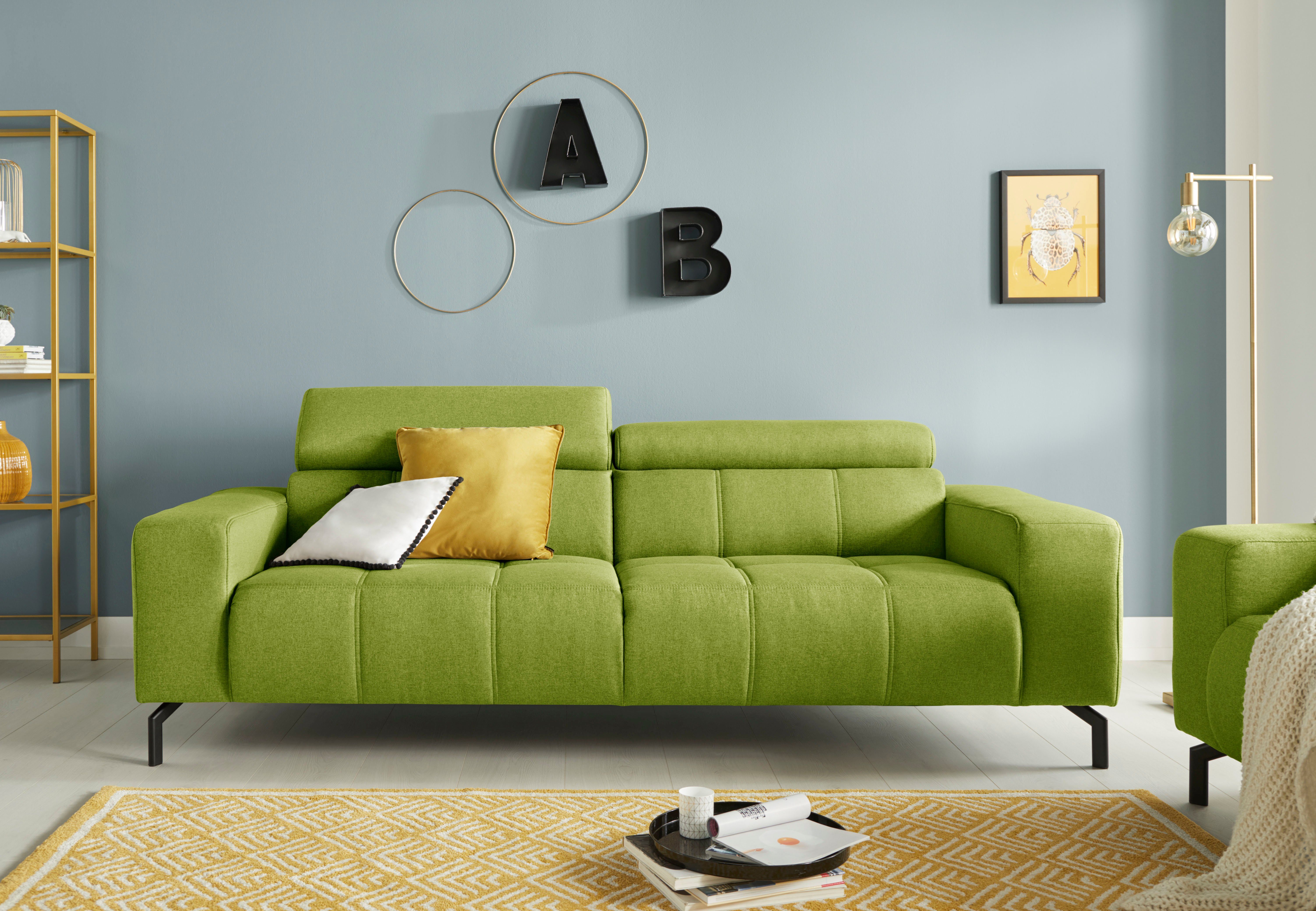 DOMO collection 2,5-Sitzer "Cunelli zeitlos und elegant, moderne Sitznähte günstig online kaufen
