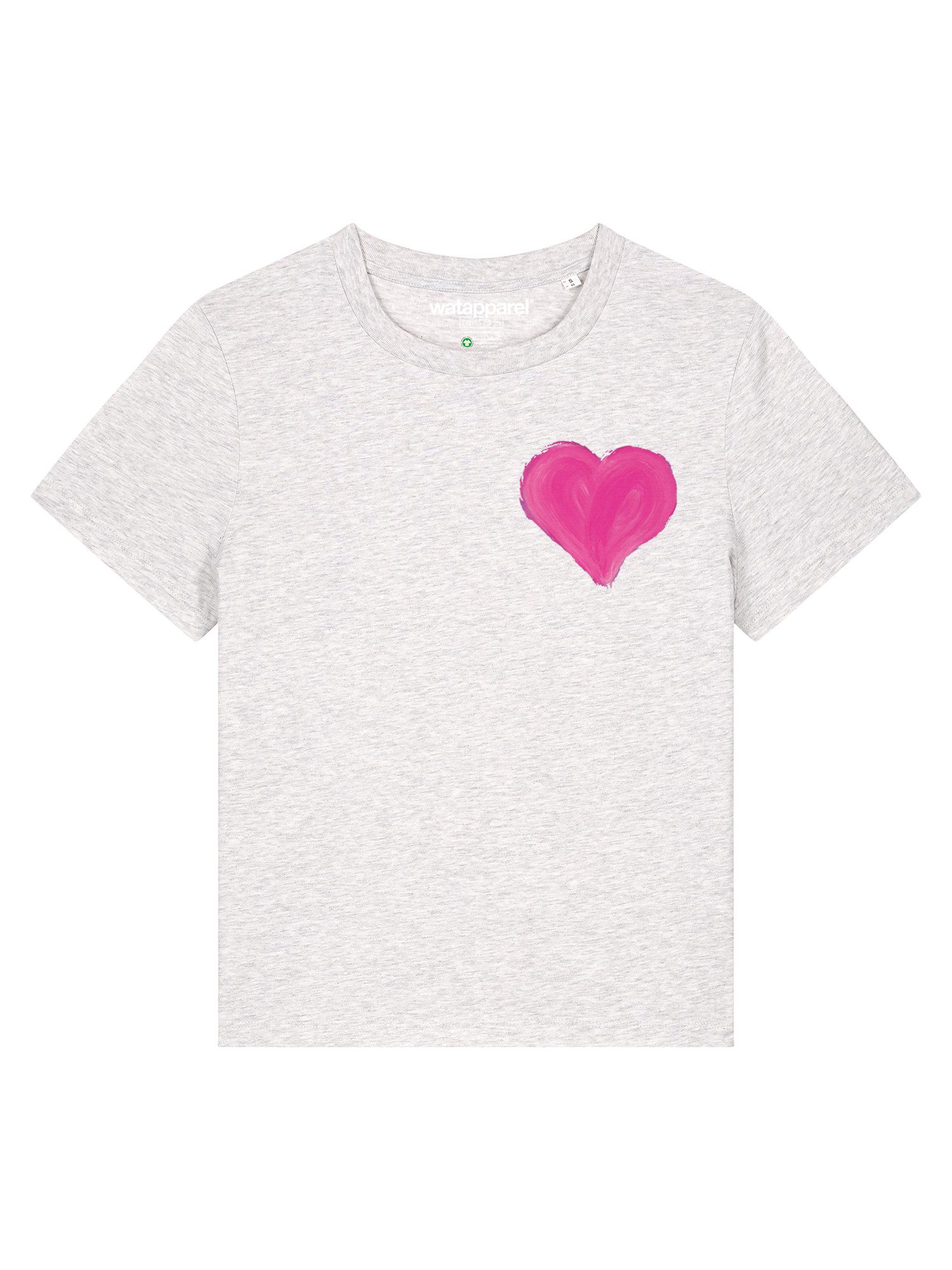 wat? Apparel T-Shirt Pink Heart