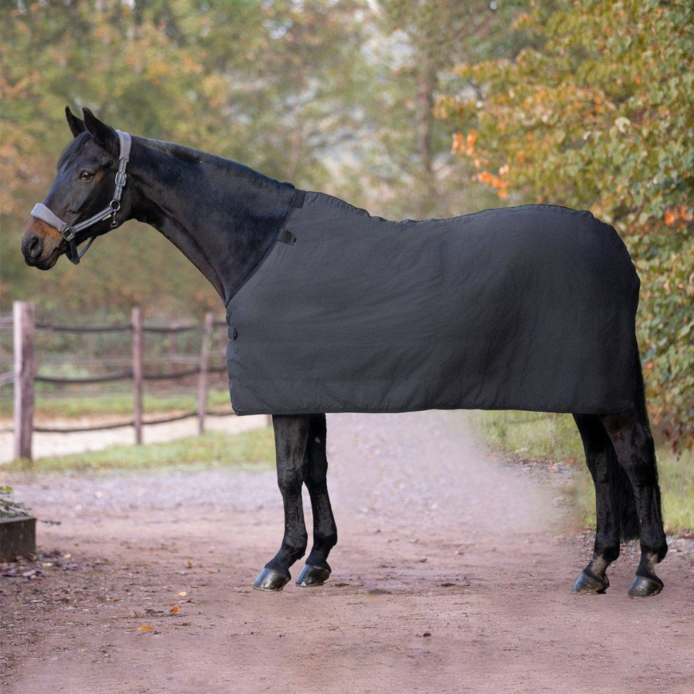 Waldhausen Pferde-Regendecke Waldhausen Economic Fleece Unterdecke - schwarz