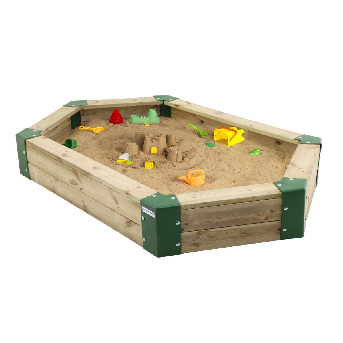 Sandkasten Hörby Bruk Sandkasten 6-eckig Holzsandkasten ohne Abdeckung, f. 0,6