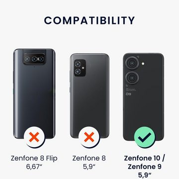 kwmobile Handyhülle Crystal Hülle für ASUS Zenfone 10 / Zenfone 9 TPU Silikon Case mit, TPU Silikon Case mit Ecken Schutz