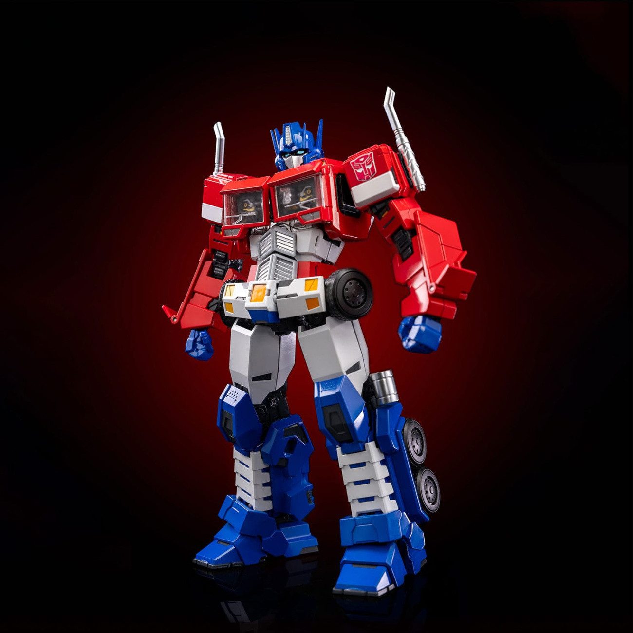 Unix Square Actionfigur Transformers Combot Diecast Actionfigur Optimus Prime 19 cm