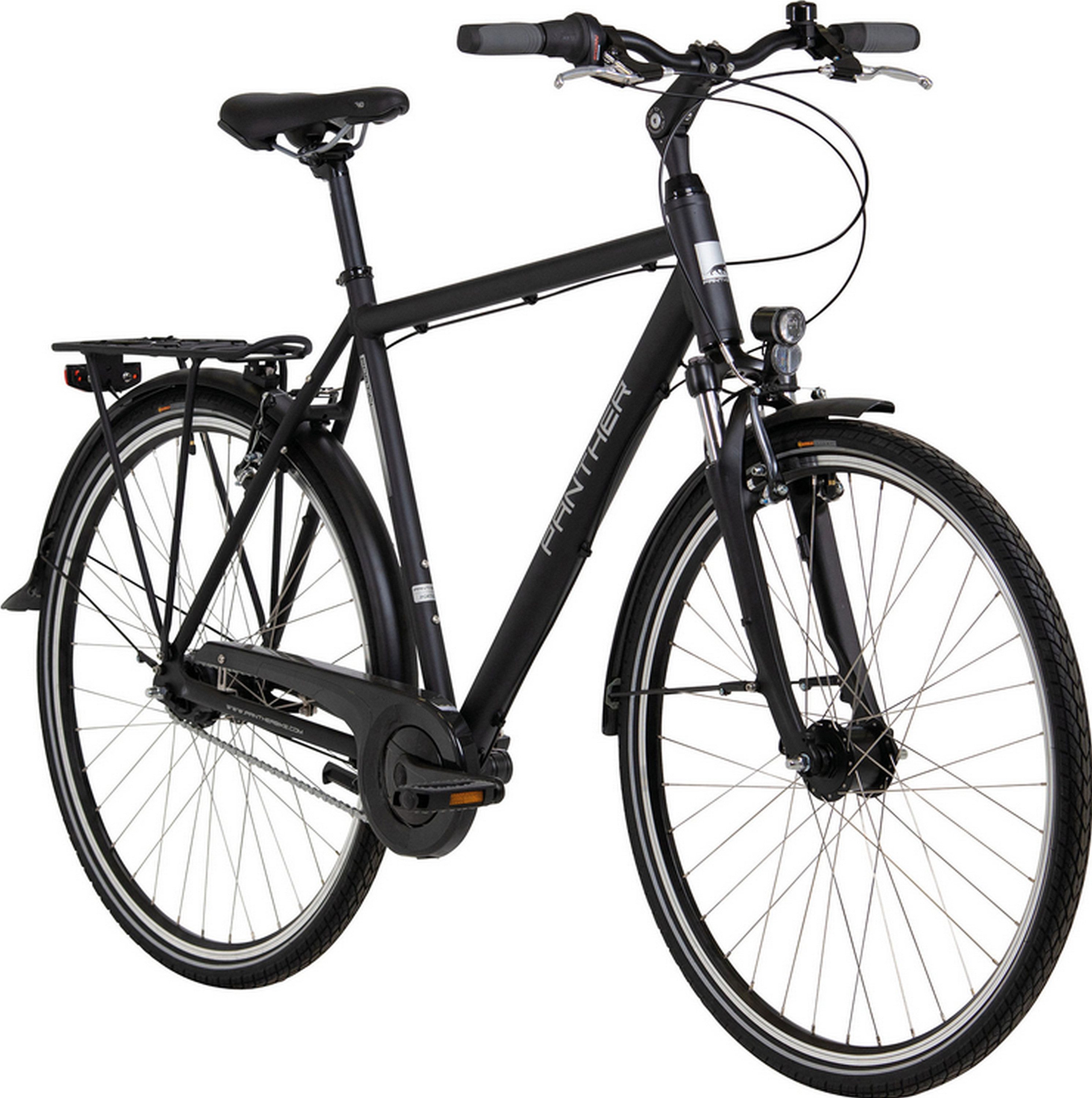 Panther Cityrad, 7 Gang Shimano, 7-Gang Nabenschaltung, Citybike Caraz 3.0 28 Zoll