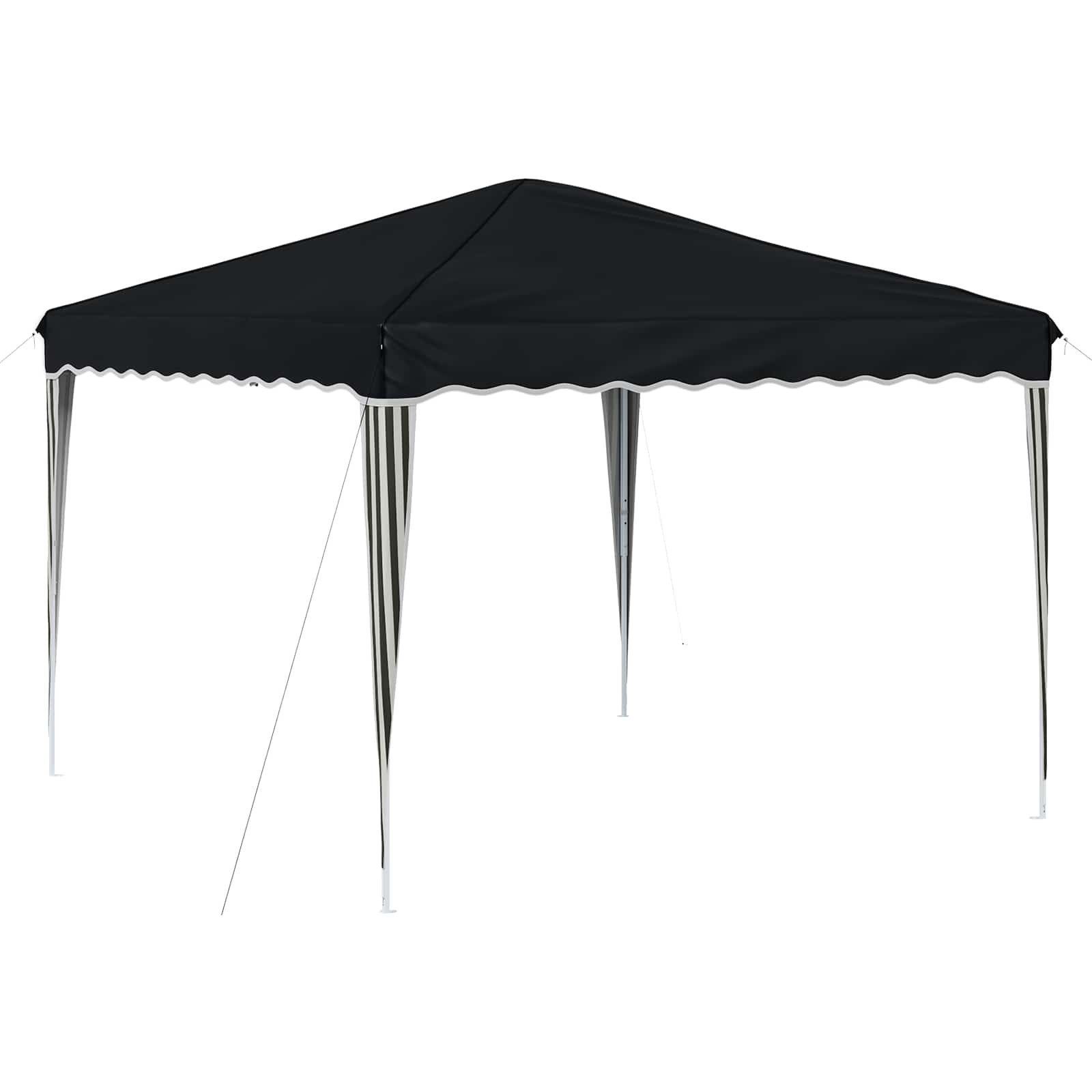vidaXL Partyzelt Pop-up Partyzelt 288 x 288 x 245 cm Anthrazit Oxford-Stoff