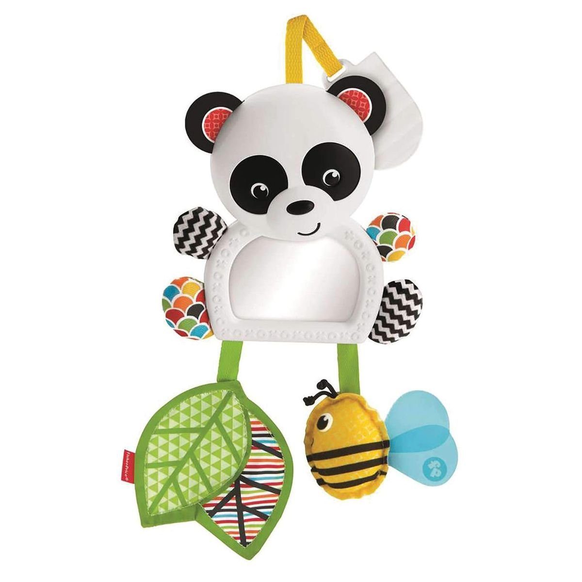 Mattel® Spiel Mattel FGH91 - Fisher-Price - Spielzeug, Greifling mit Spiegel, Panda