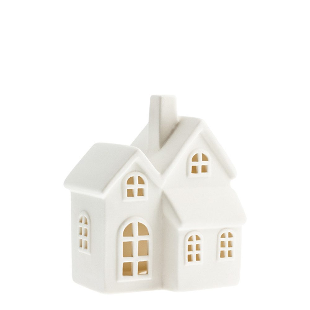 Storefactory Scandinavia Windlicht Dekorationshaus BYN Nr. 6 Keramik weiß, günstig online kaufen
