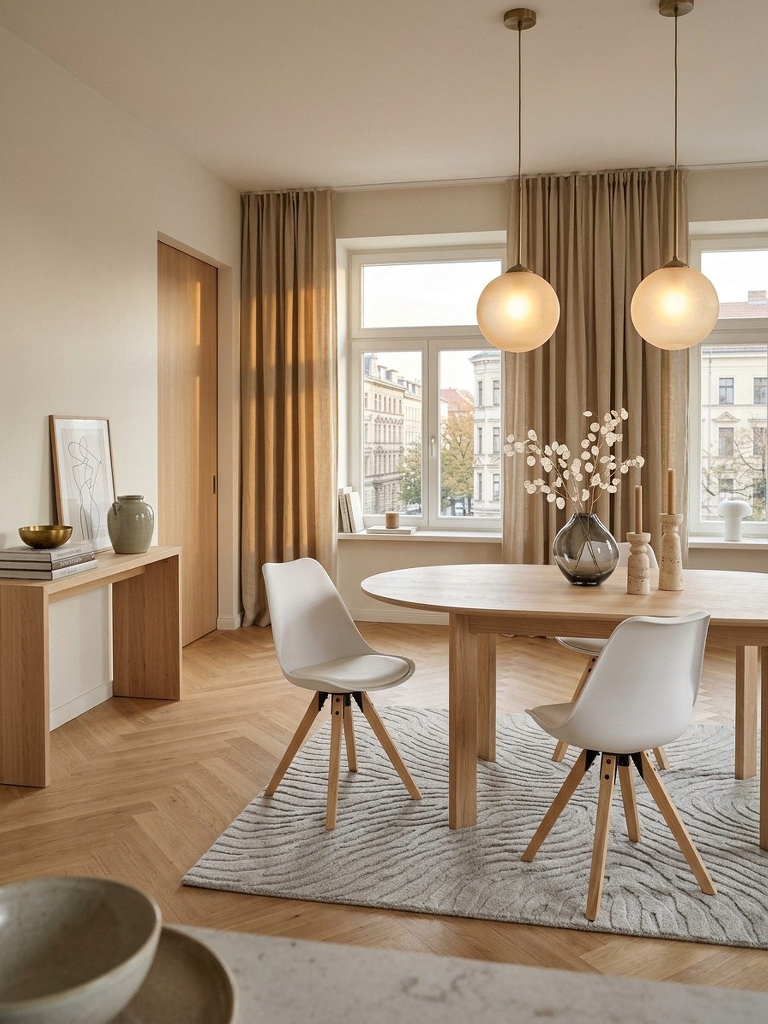 KADIMA DESIGN Esszimmerstuhl 2er Set Retro Esszimmerstuhl LIMA weiß (Polsterstuhl Skandinavisch Rückenlehne), Küchenstuhl Kunstleder gepolstert