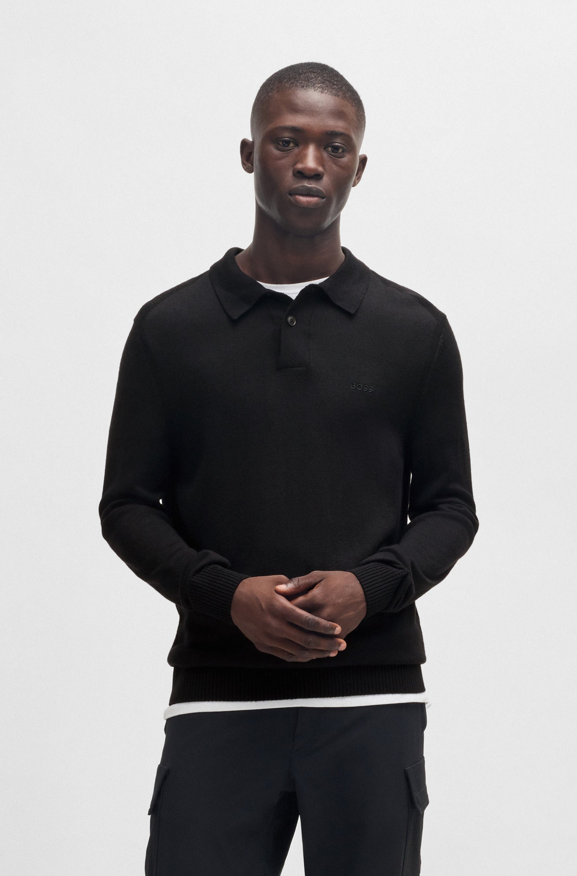 BOSS ORANGE Strickpullover Avac mit Rundhalsausschnitt günstig online kaufen