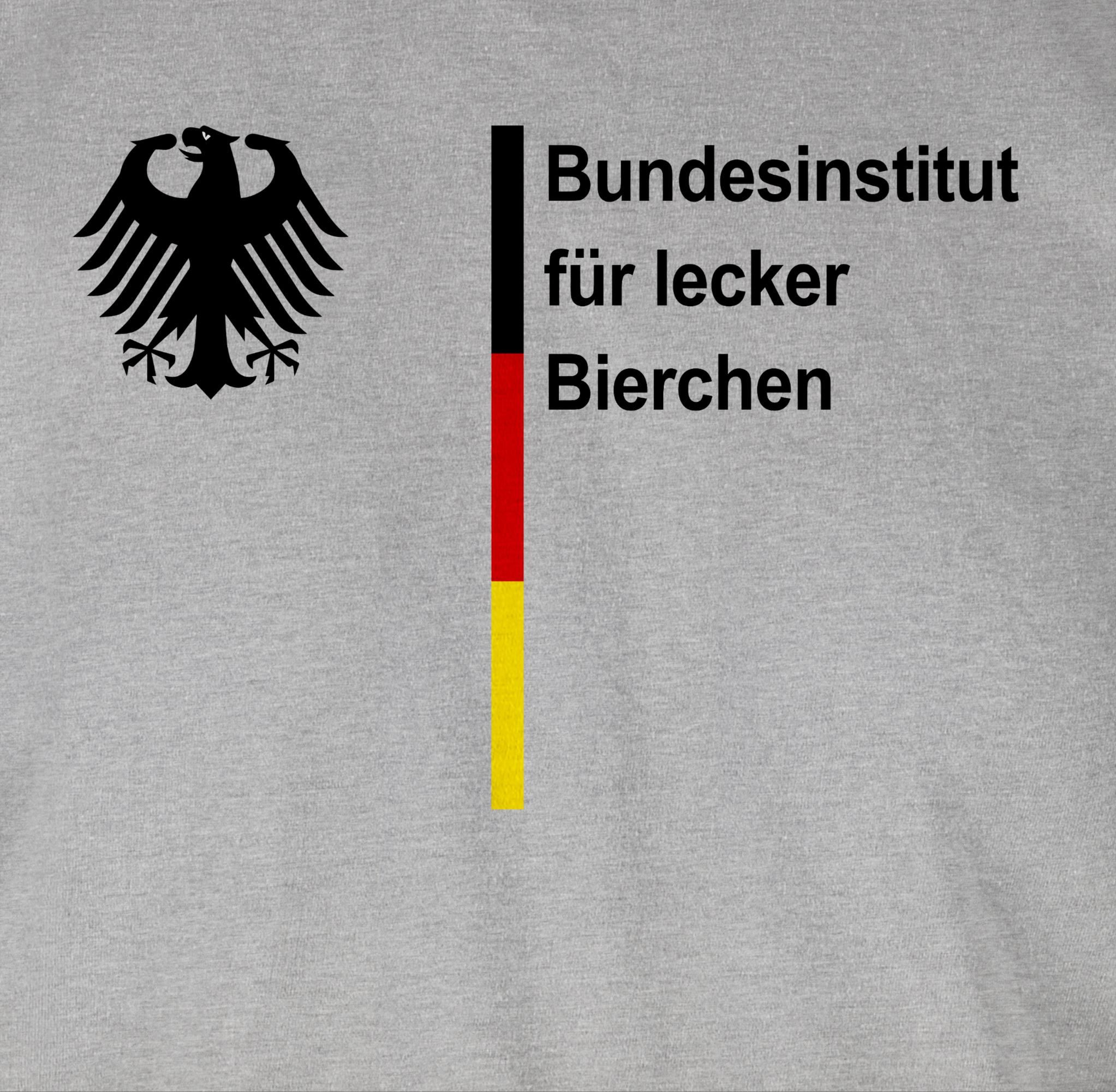 Shirtracer Tanktop Bundesinstitut für lecker Bierchen, Bier Saufen Sauf Malle Bierliebha 2026 Fussball WM Fanartikel