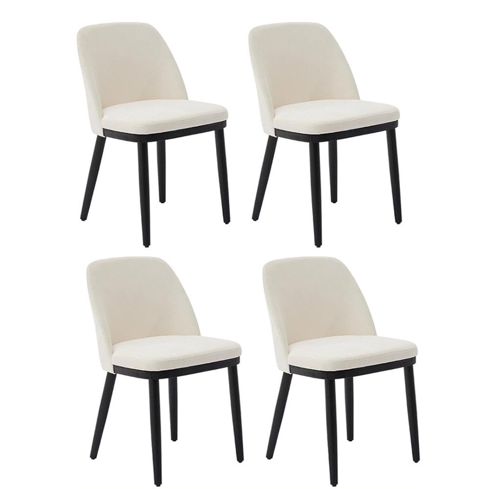 GarveeMore Esszimmerstuhl SET 2/4/6 Leinen Stoff günstig online kaufen