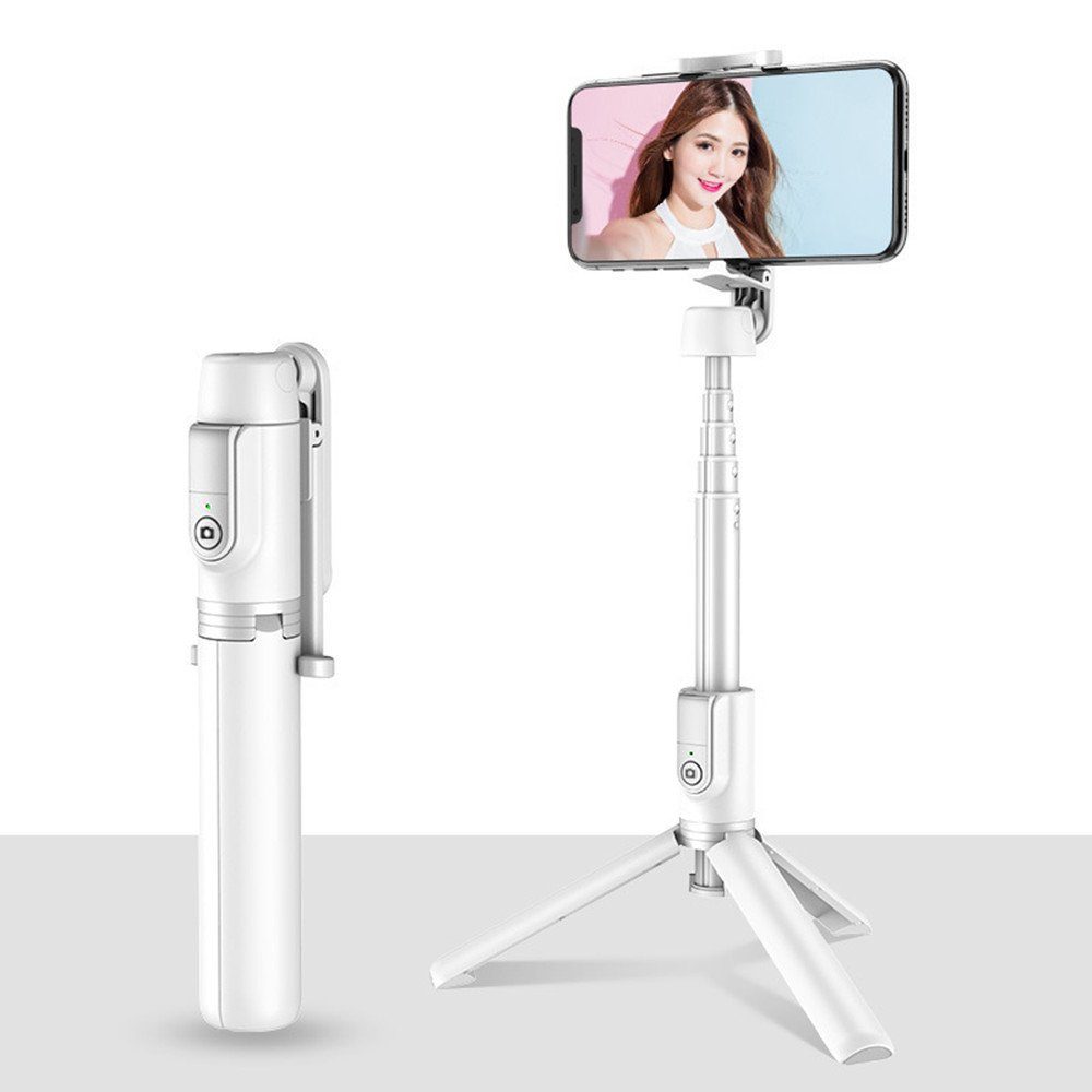 XDeer 3 in1 Selfie Stick Stativ mit Fernbedienung, Bluetooth Selfie Stick Gimbal (Telefon Stativ,Handy Halterung Ausfahrbar und Rotation Stand)