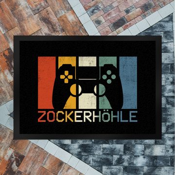 Fußmatte Zockerhöhle Fußmatte in 35x50 cm im coolen Retro Design, speecheese